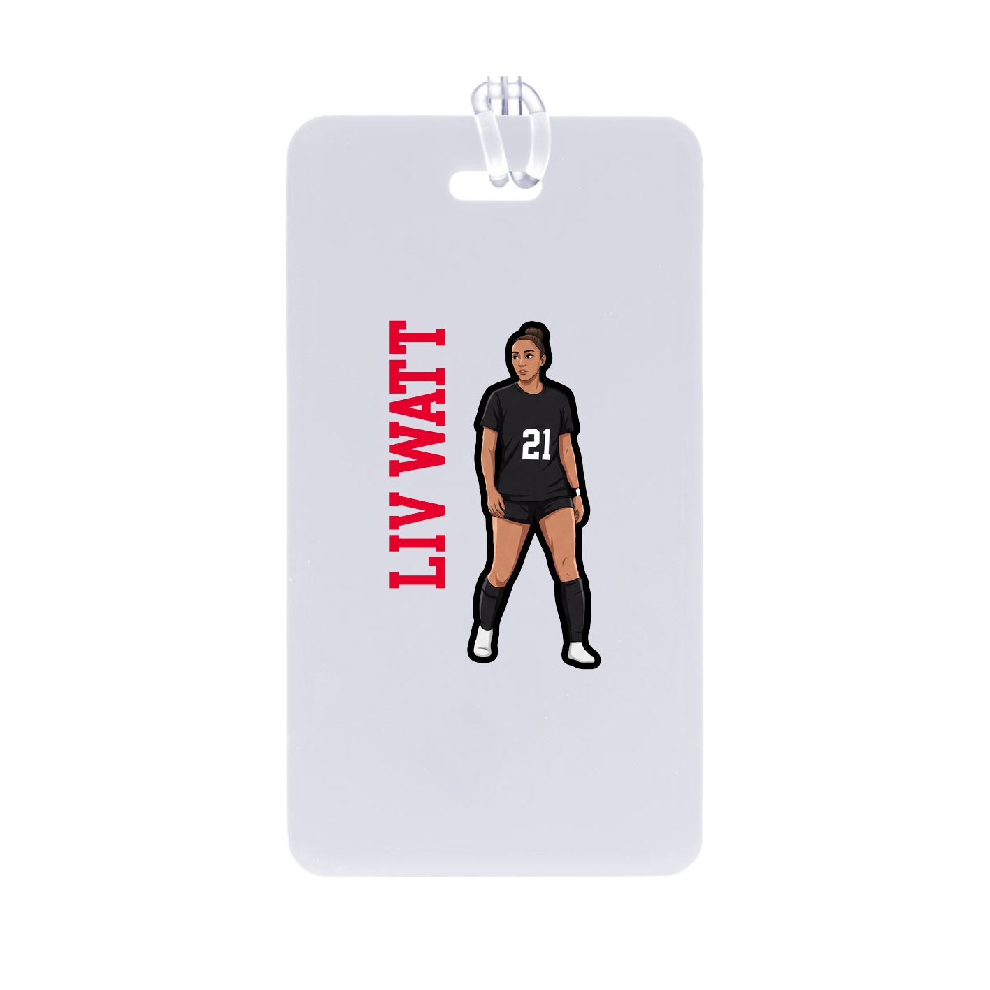Bag Tag — Name Vertical in Classic