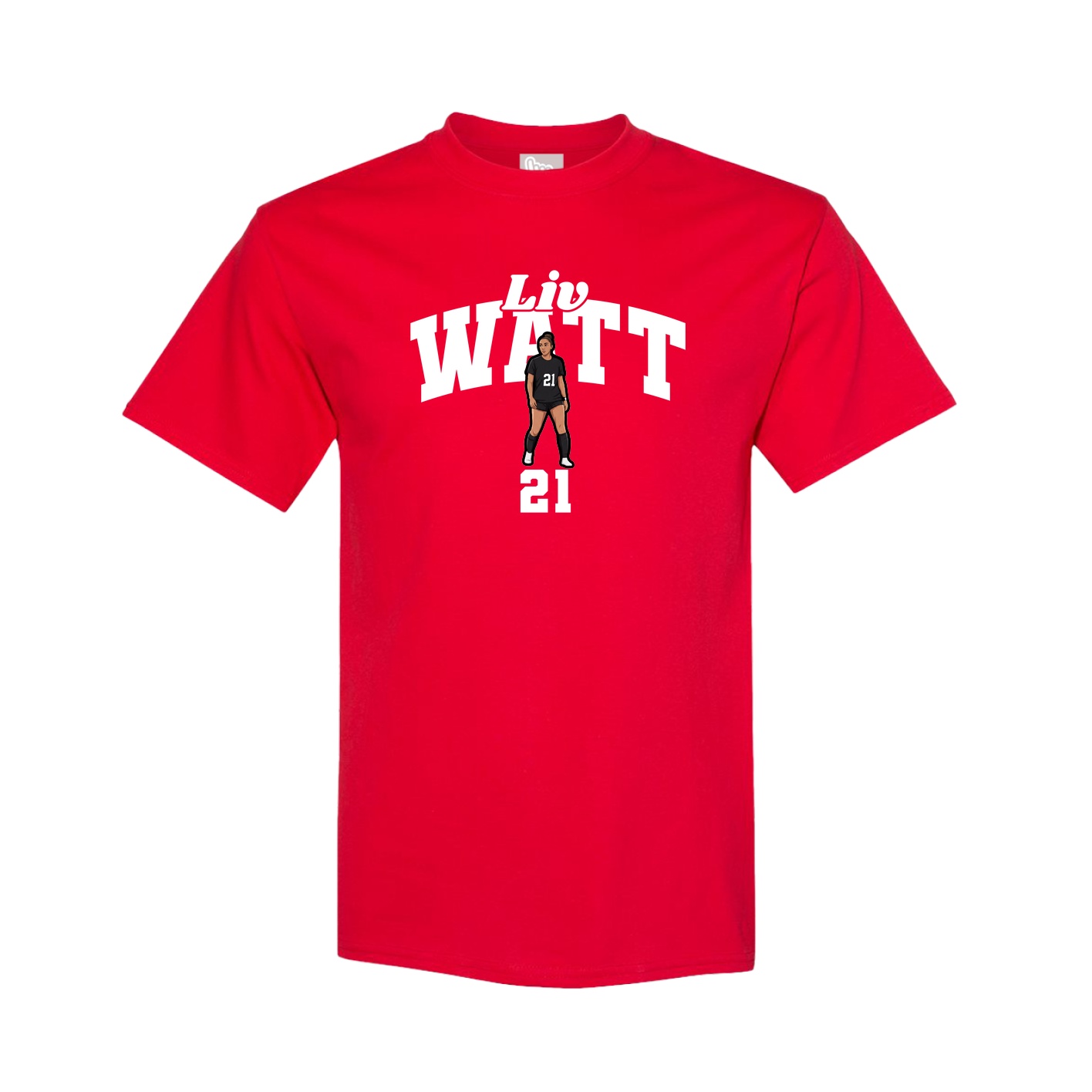 Youth Tee — Signature Arch in Red