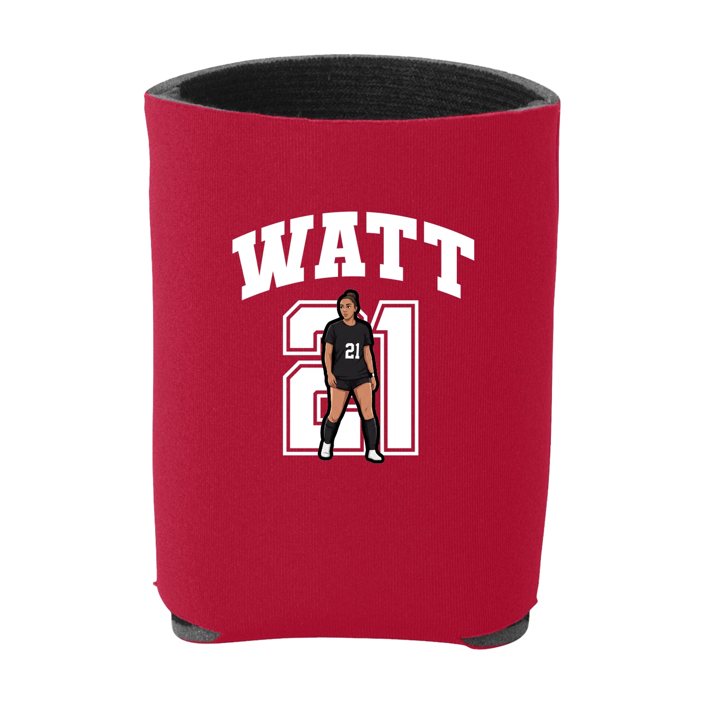 Can Holder — Number in Red
