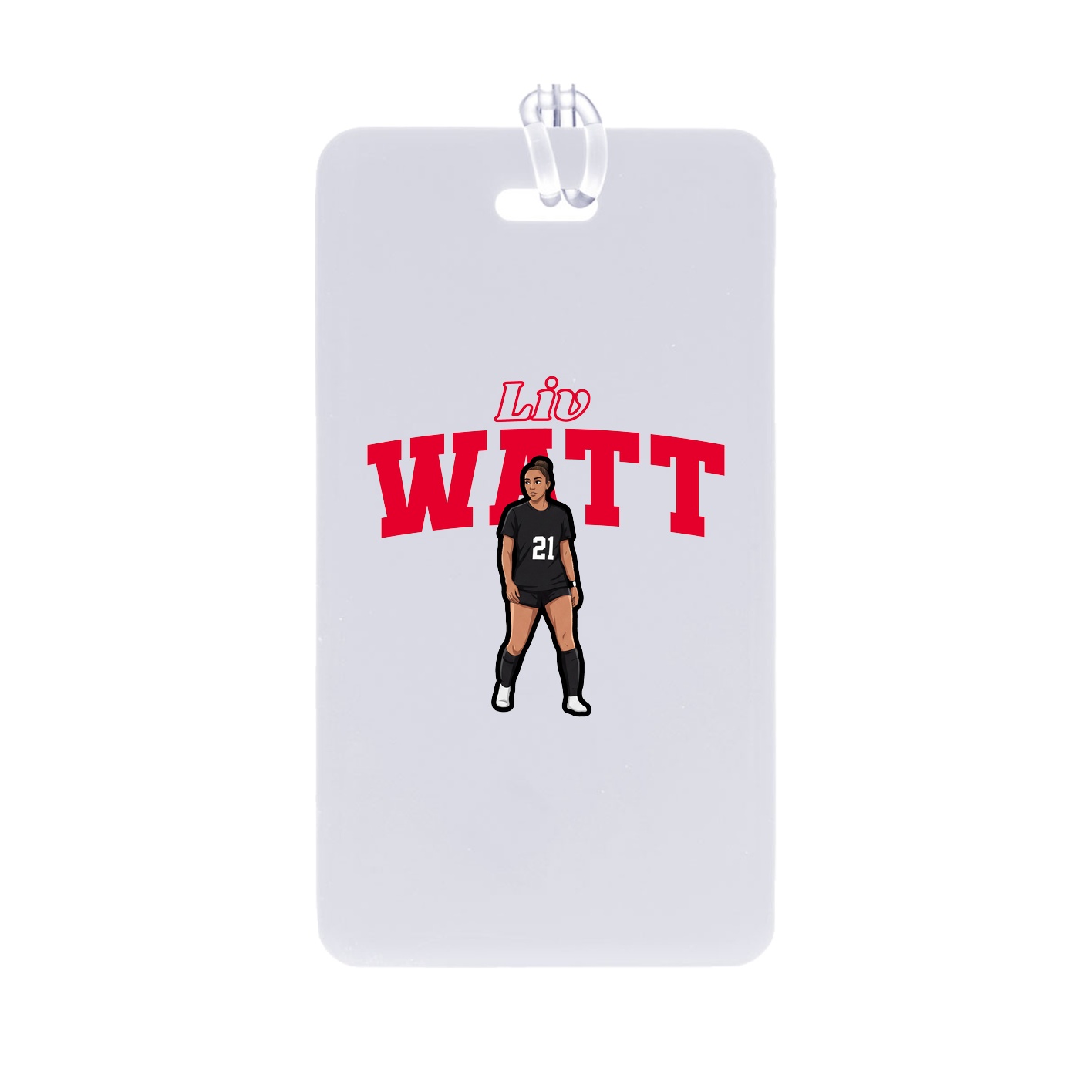 Bag Tag — Name Arch in Classic