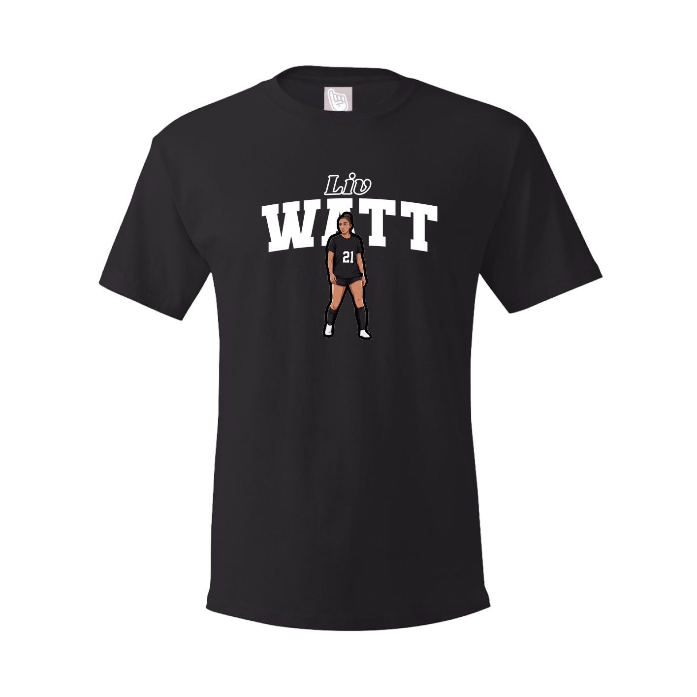 Tee — Name Arch in Black