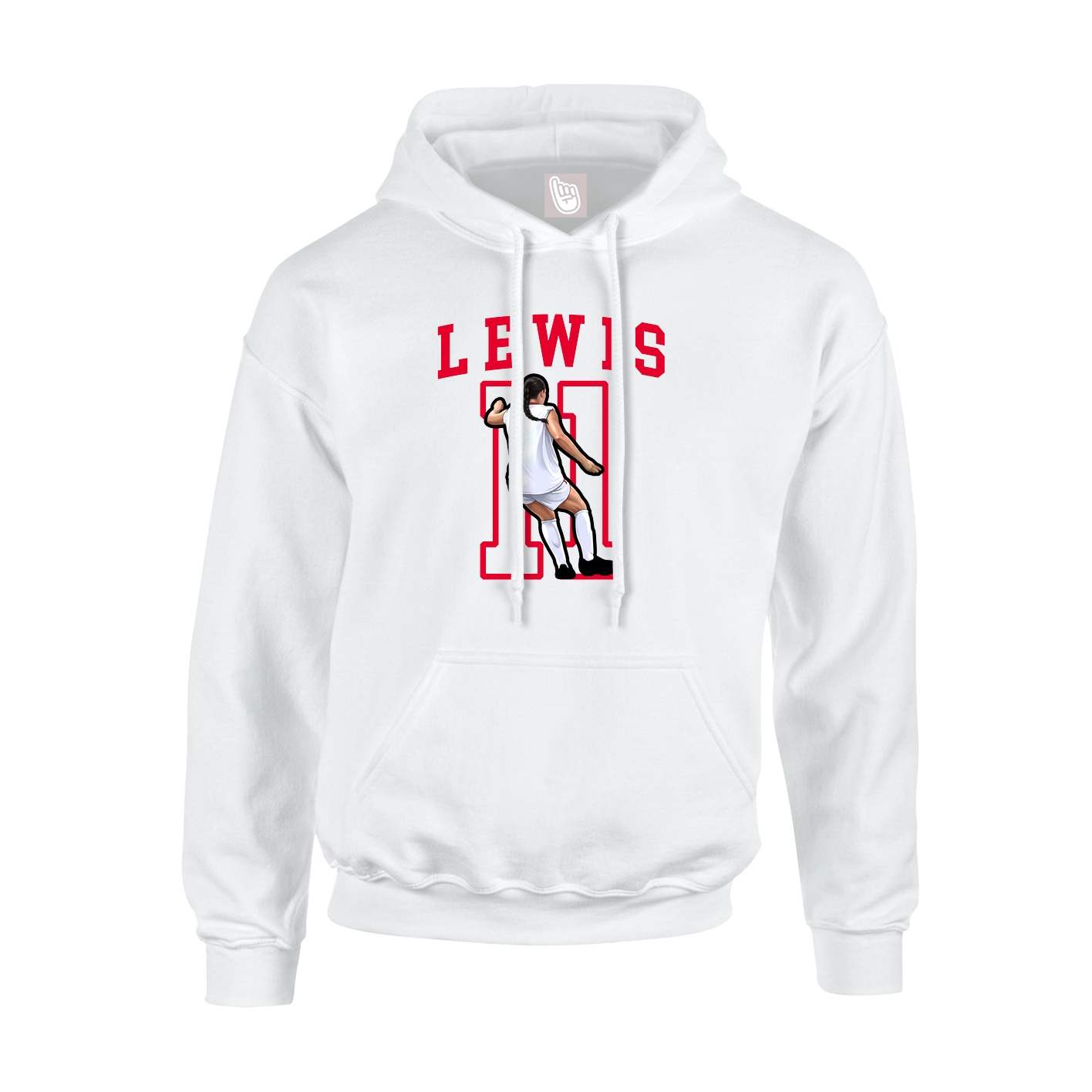 Hoodie — Shirsey in White