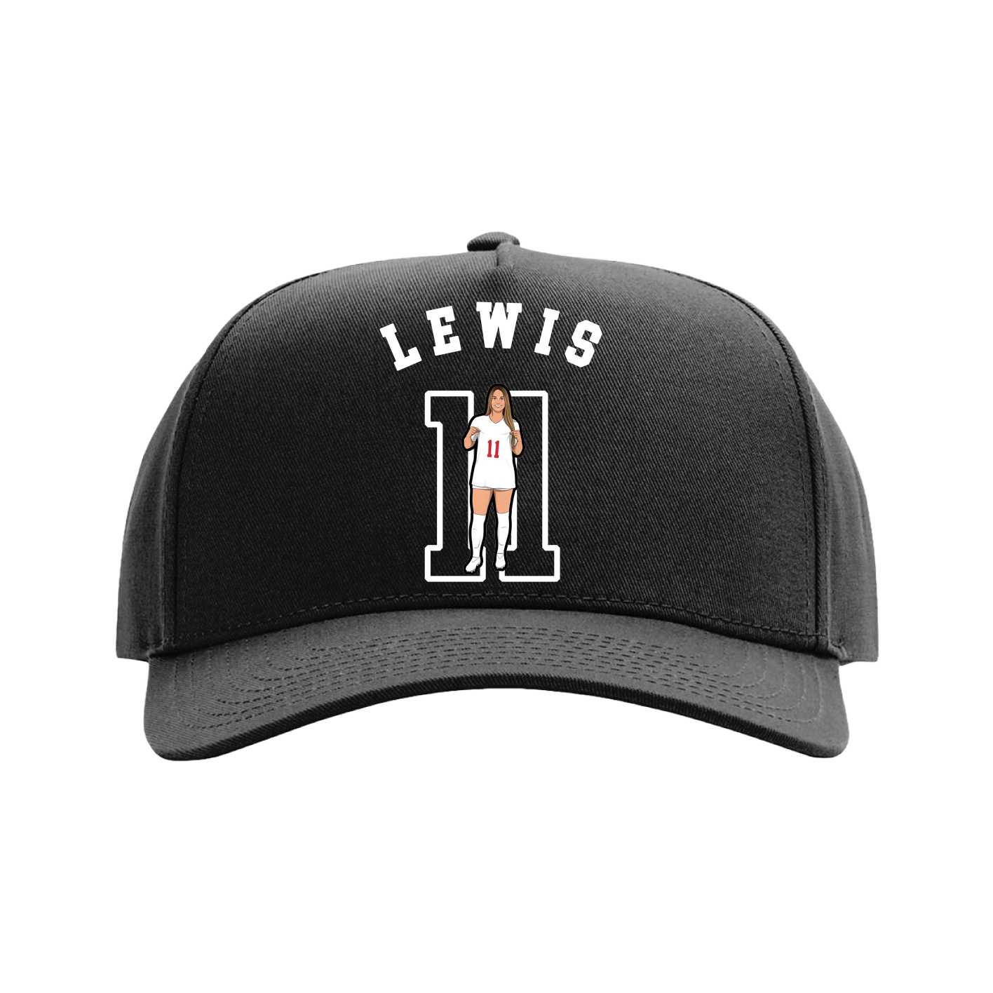 Full Fabric Five-Panel Champ Cap