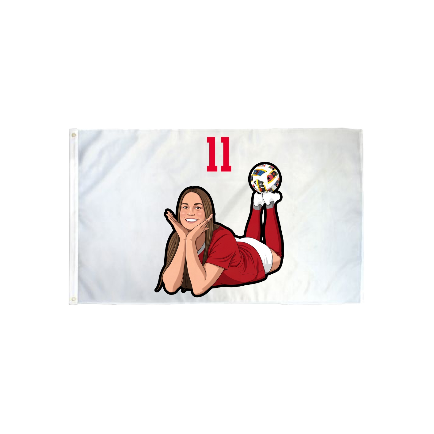 3x5 Flag — Number Top in Classic
