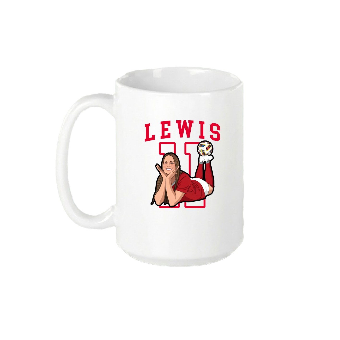 15oz Coffee Mug — Shirsey in White