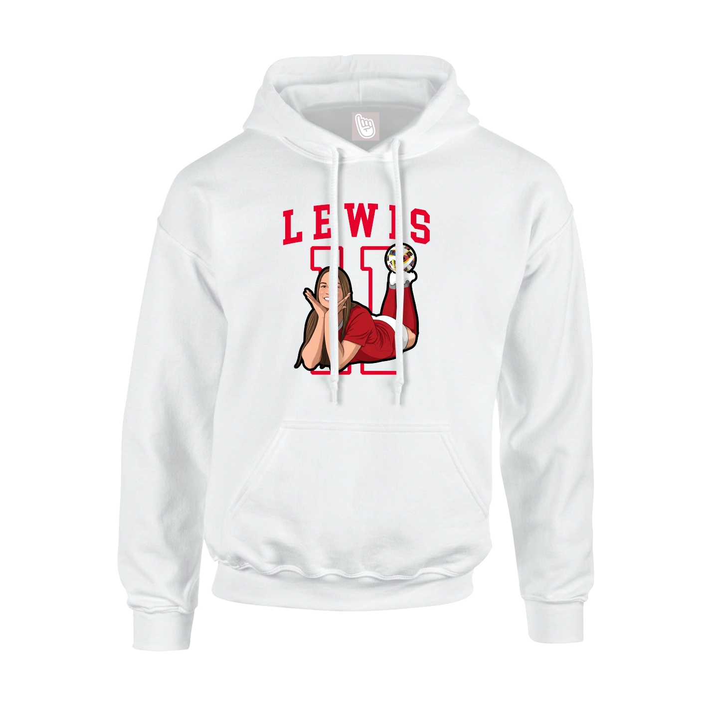 Youth Hoodie — Shirsey in White
