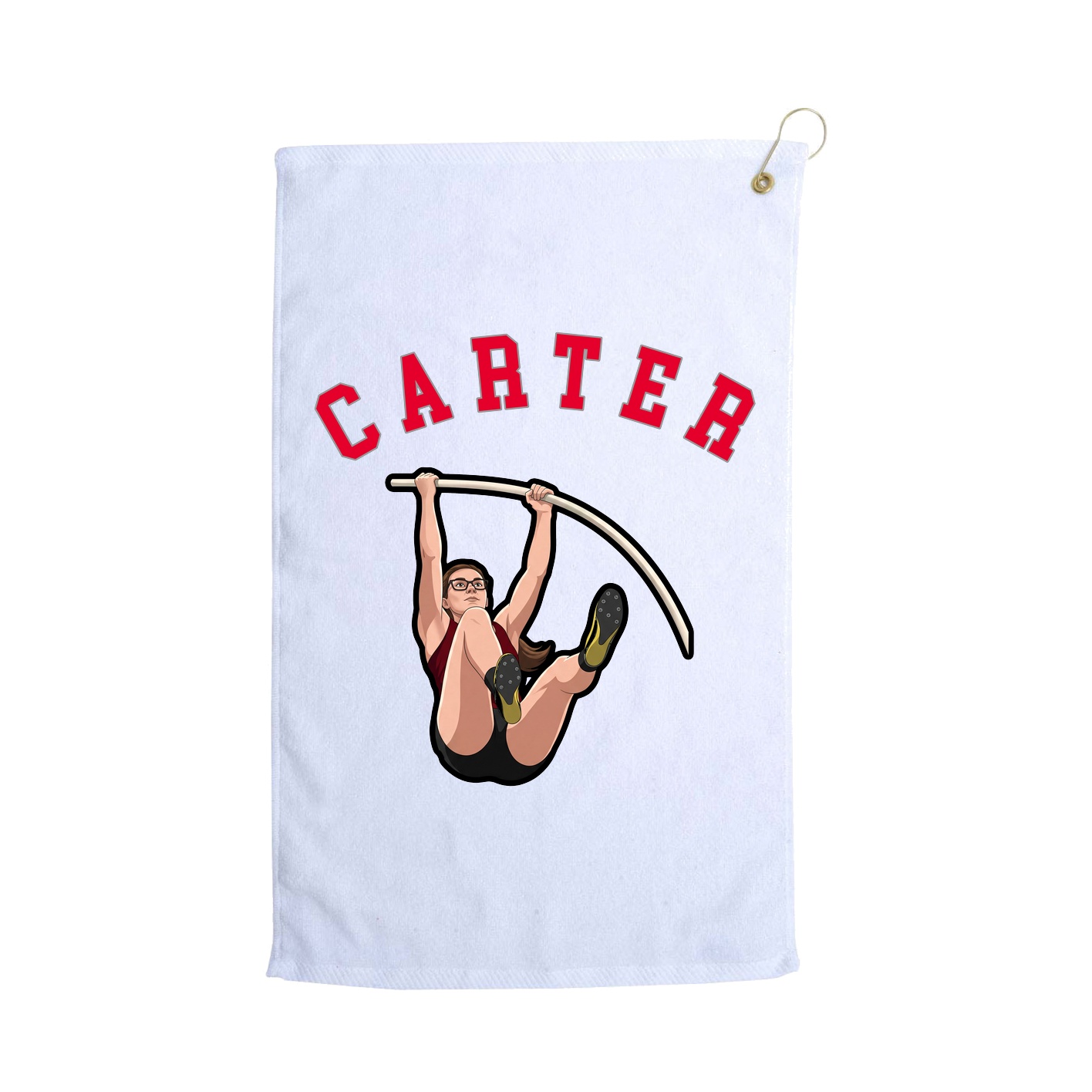 Golf Towel — Shirsey Arch in White