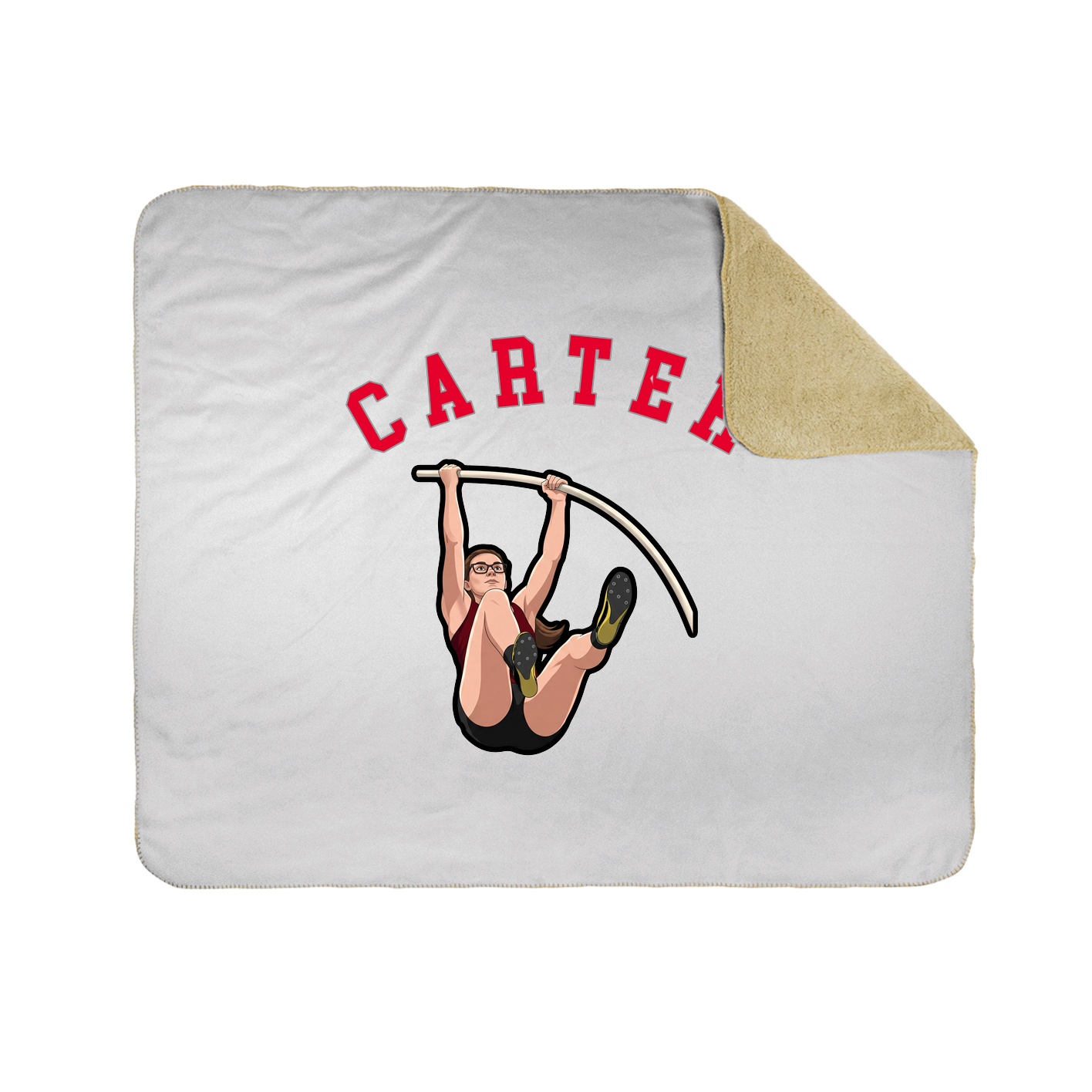 Throw Blanket — Shirsey Arch in White