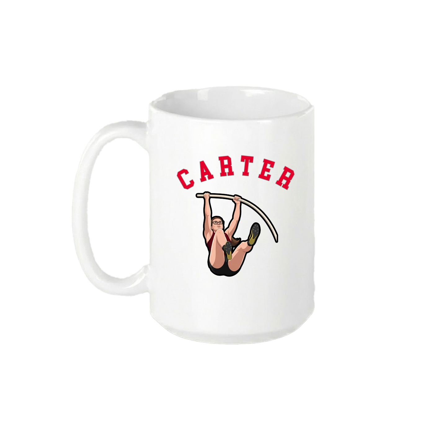 15oz Coffee Mug — Shirsey Arch in White
