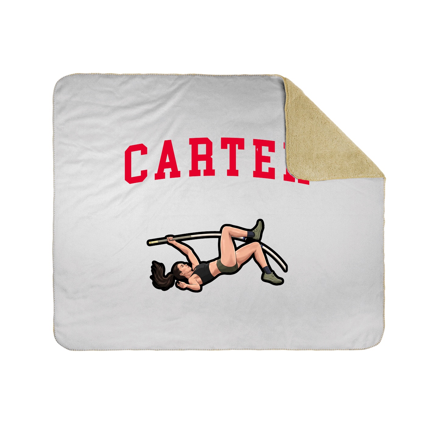 Throw Blanket — Shirsey in White