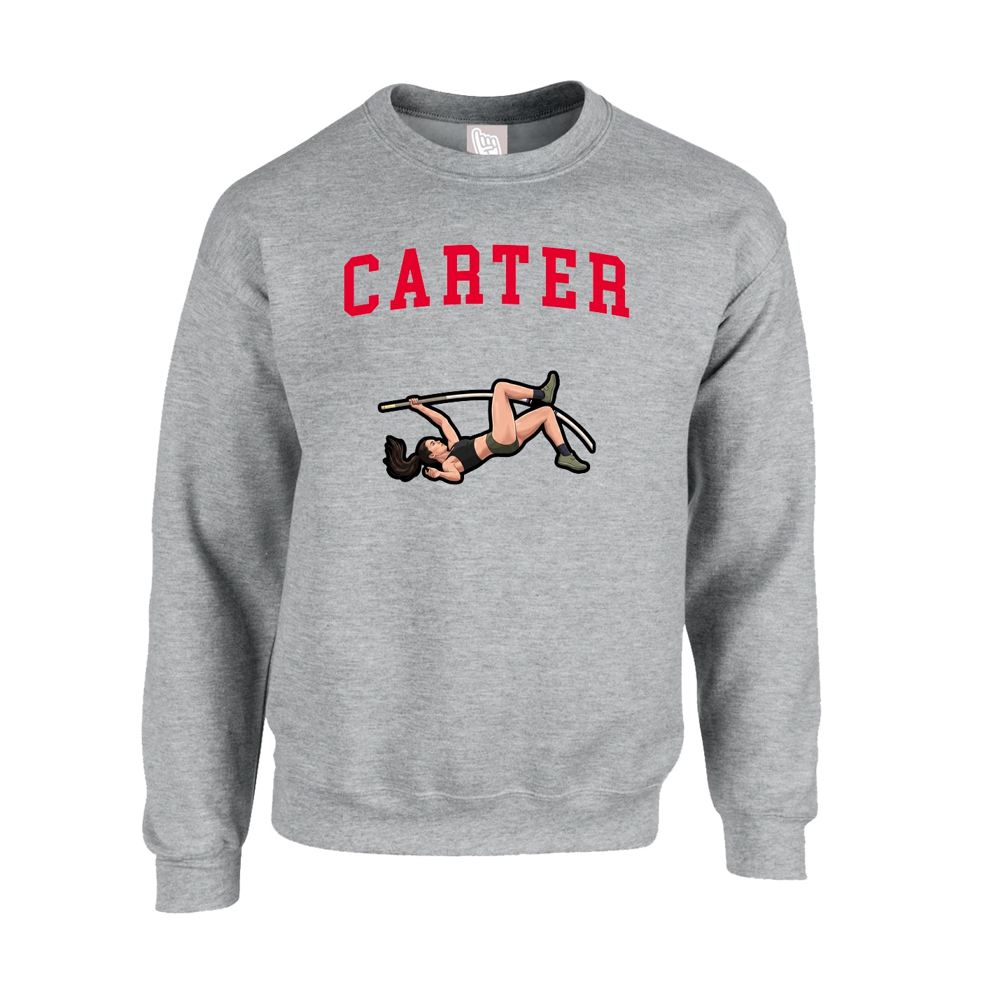 Fleece Crew — Shirsey in Grey