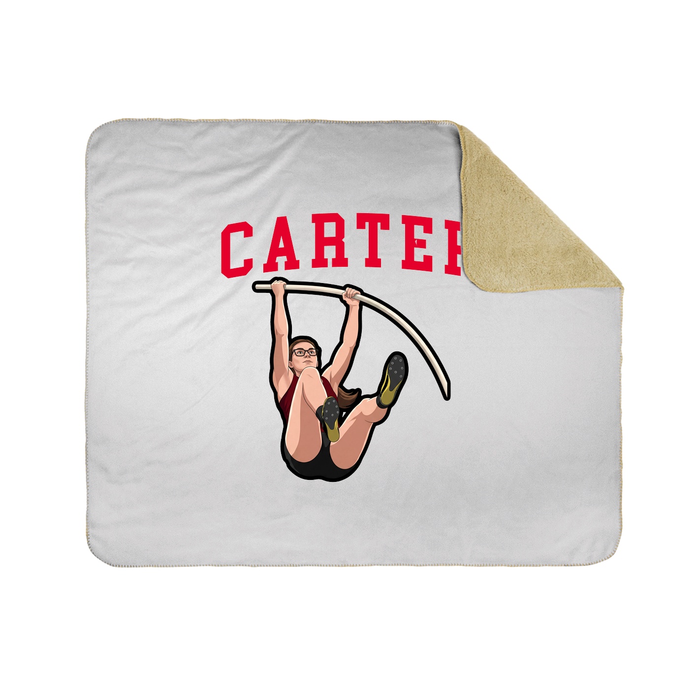 Throw Blanket — Shirsey in White