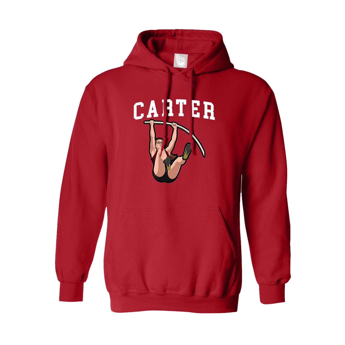 Hoodie — Shirsey in Red