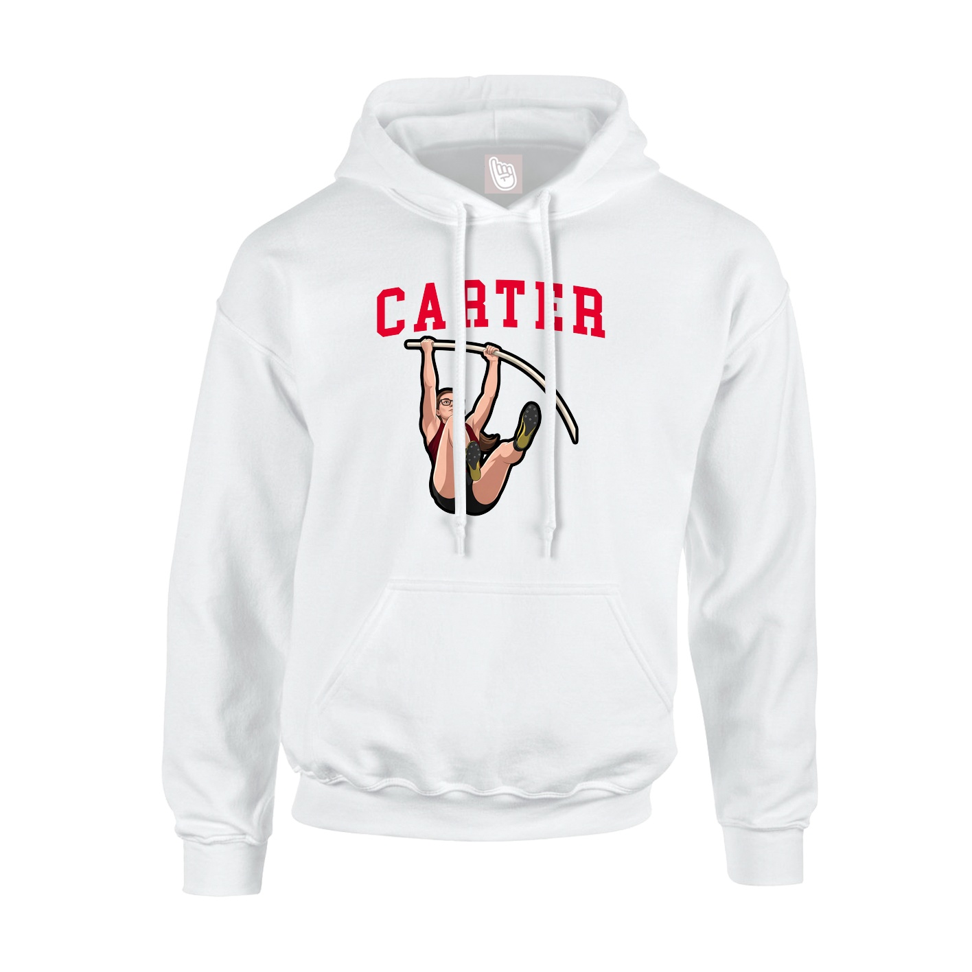 Hoodie — Shirsey in White
