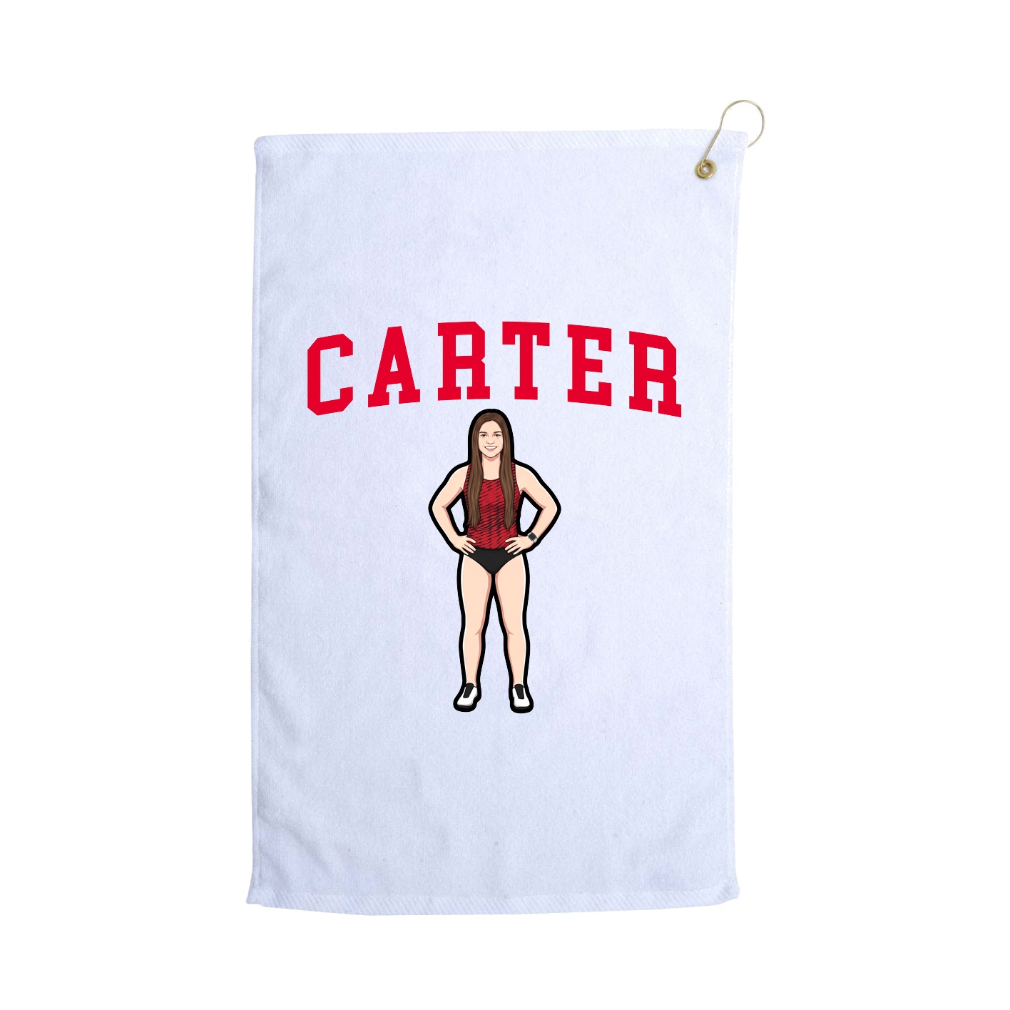 Golf Towel — Shirsey in White