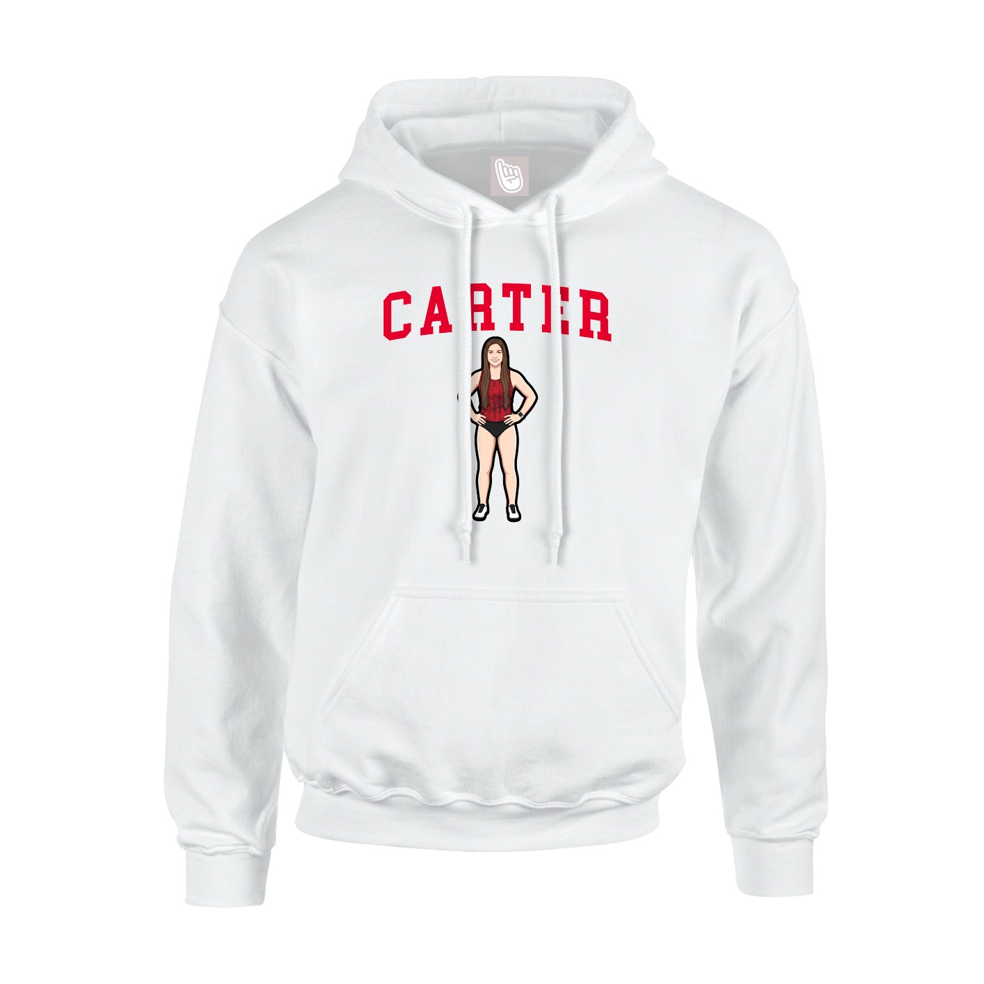 Youth Hoodie — Shirsey in White