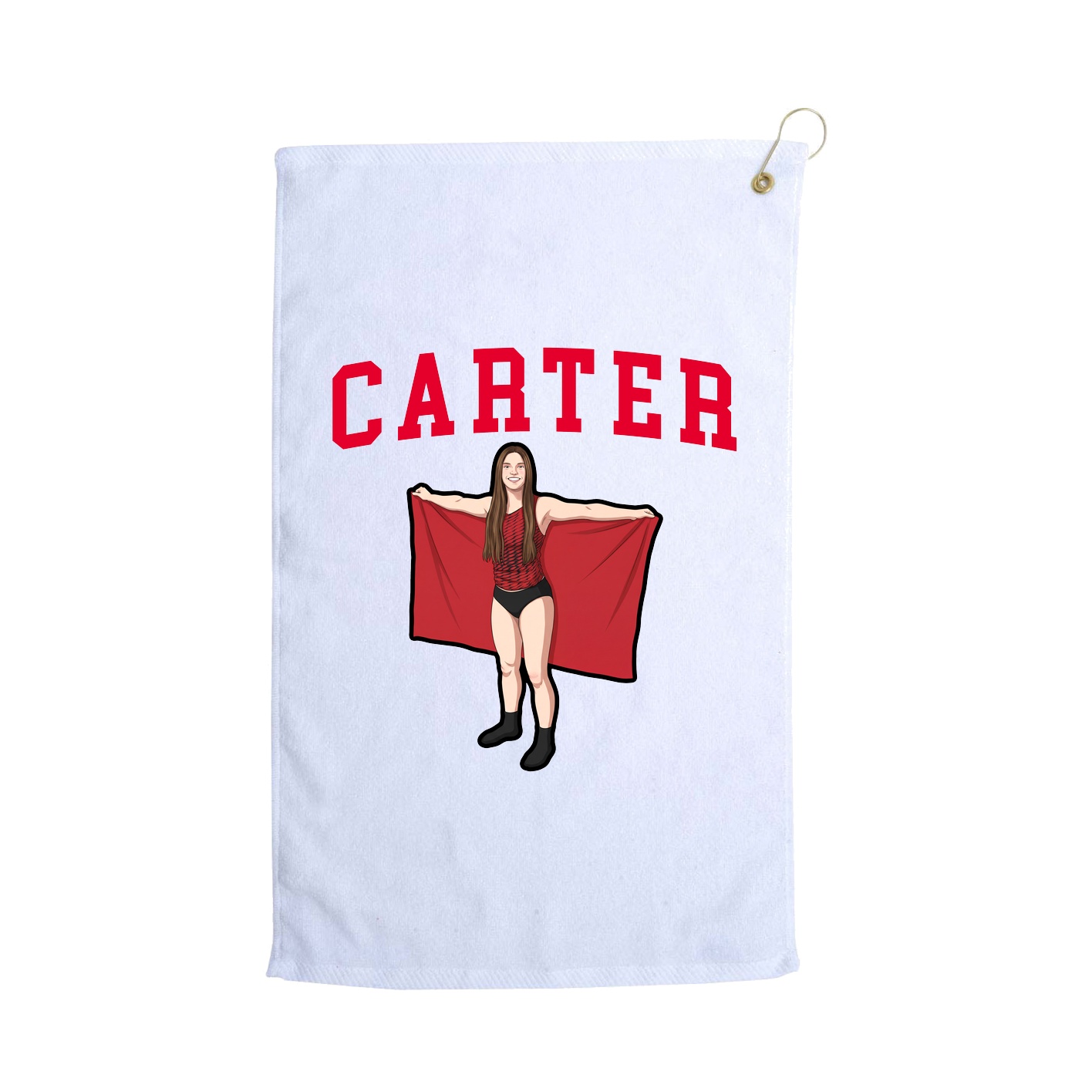 Golf Towel — Shirsey in White