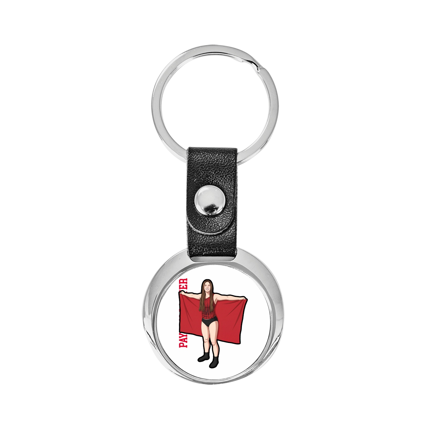 Key Chain — Name Vertical in Classic