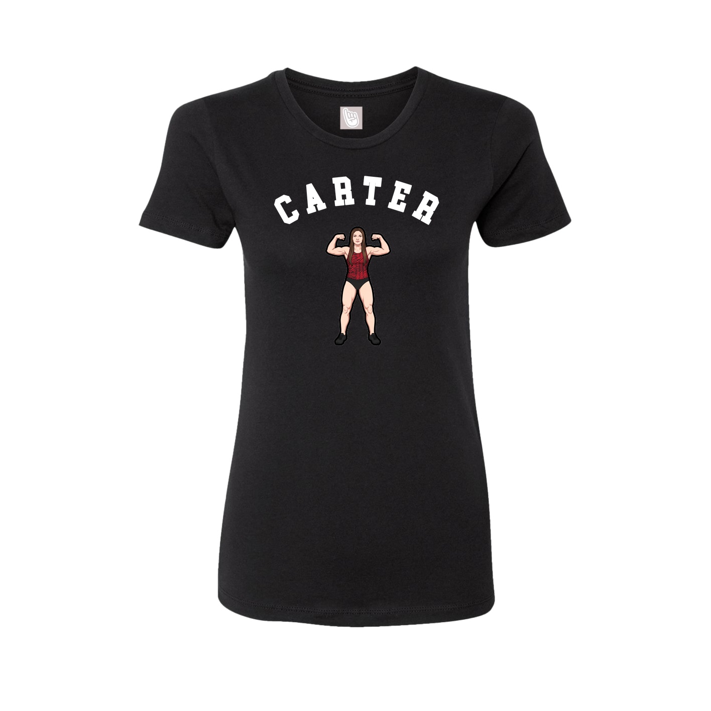 Womens Tee — Shirsey Arch in Black
