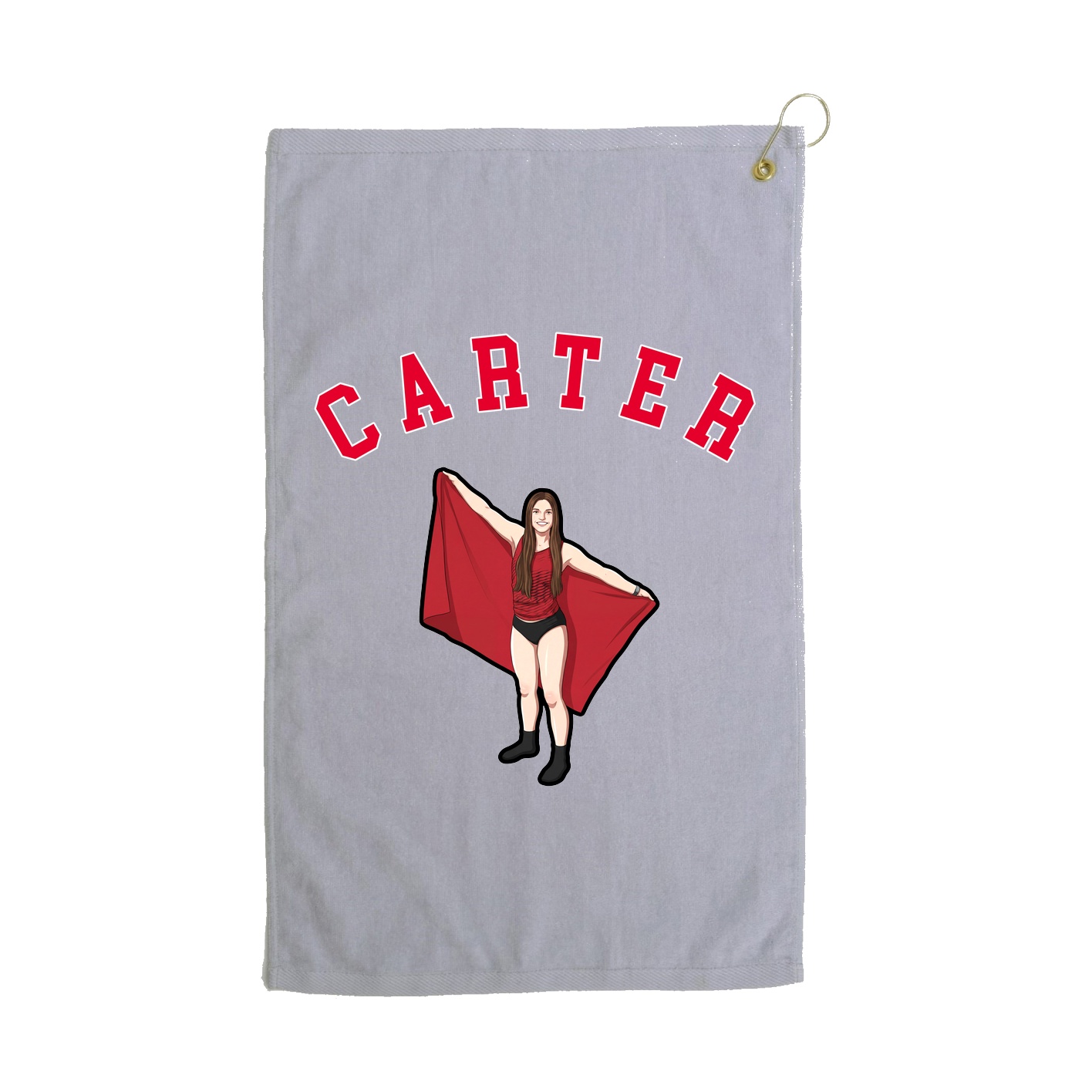 Golf Towel — Shirsey Arch in Grey