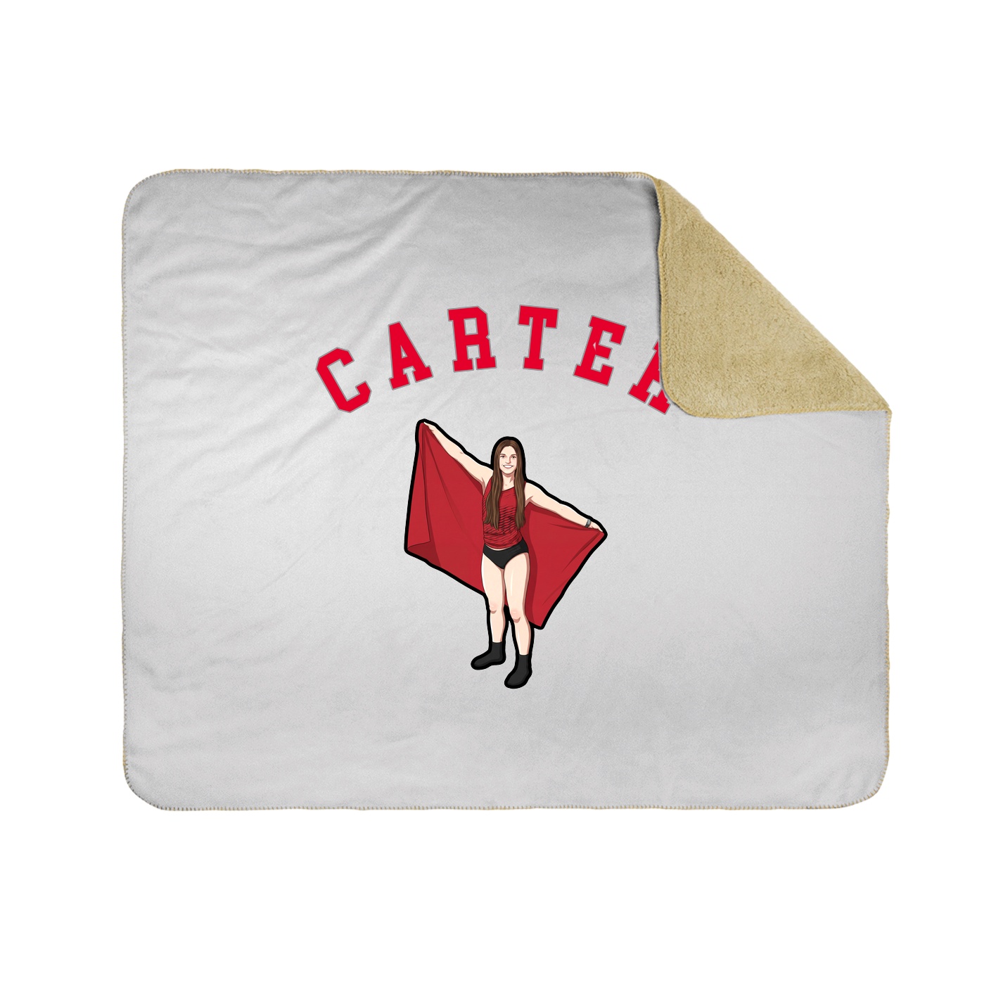 Throw Blanket — Shirsey Arch in White