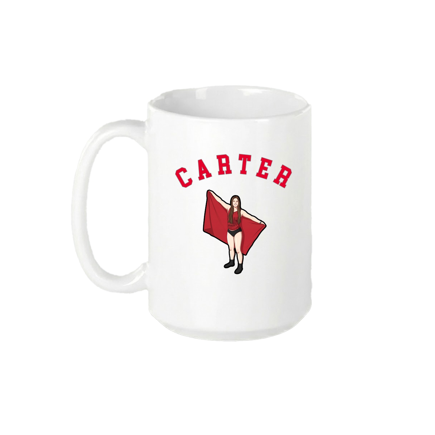 15oz Coffee Mug — Shirsey Arch in White