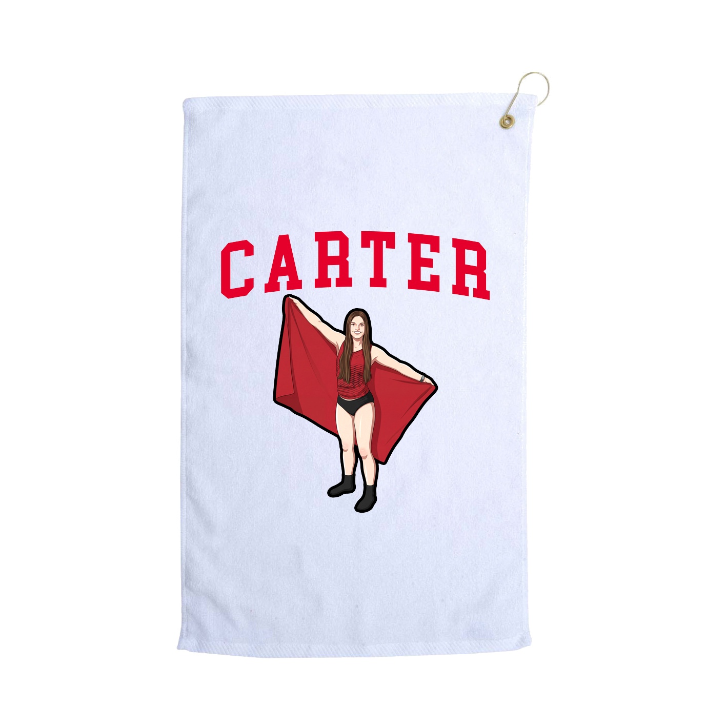 Golf Towel — Shirsey in White