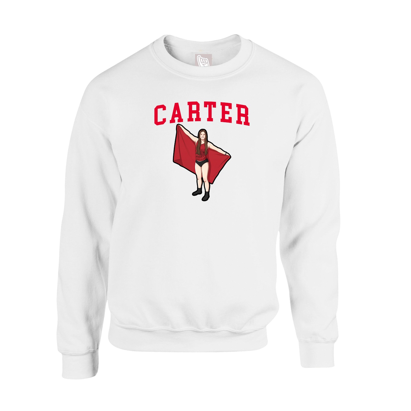 Fleece Crew — Shirsey in White