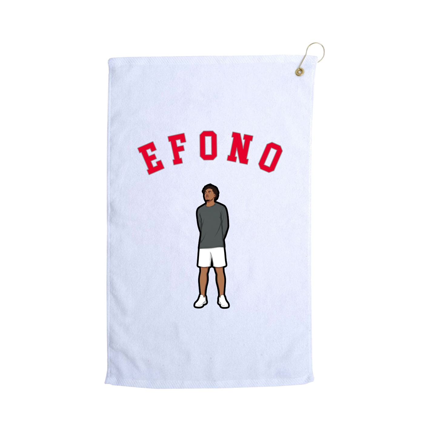 Golf Towel — Shirsey Arch in White