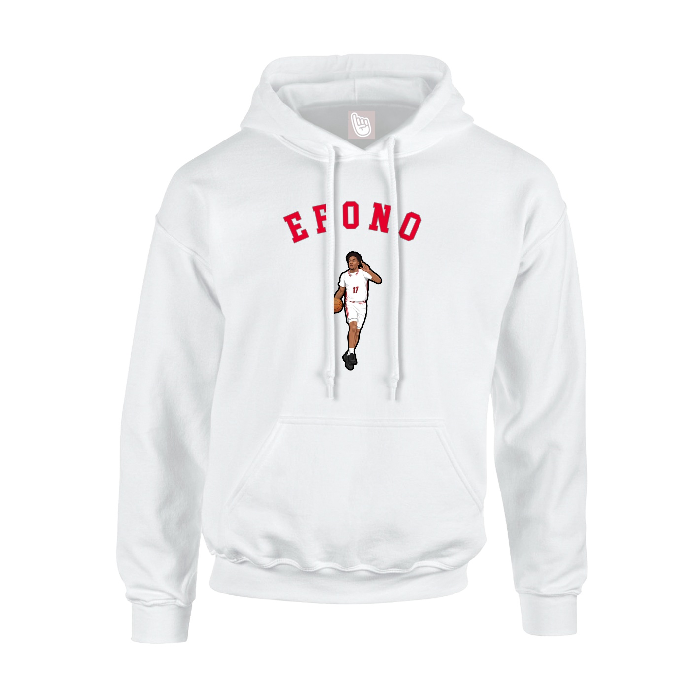 Youth Hoodie — Shirsey Arch in White