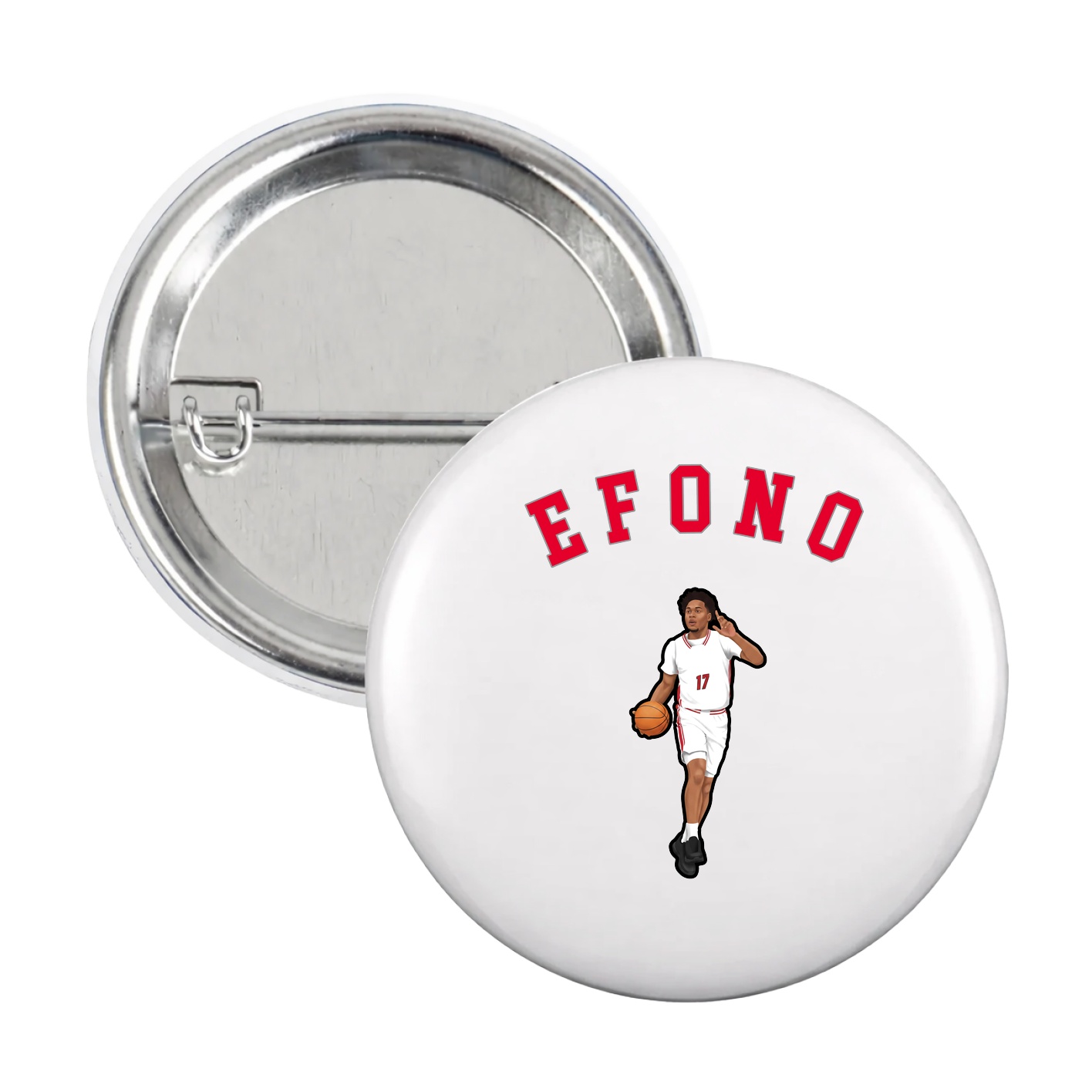 Game Day Button — Shirsey Arch in White