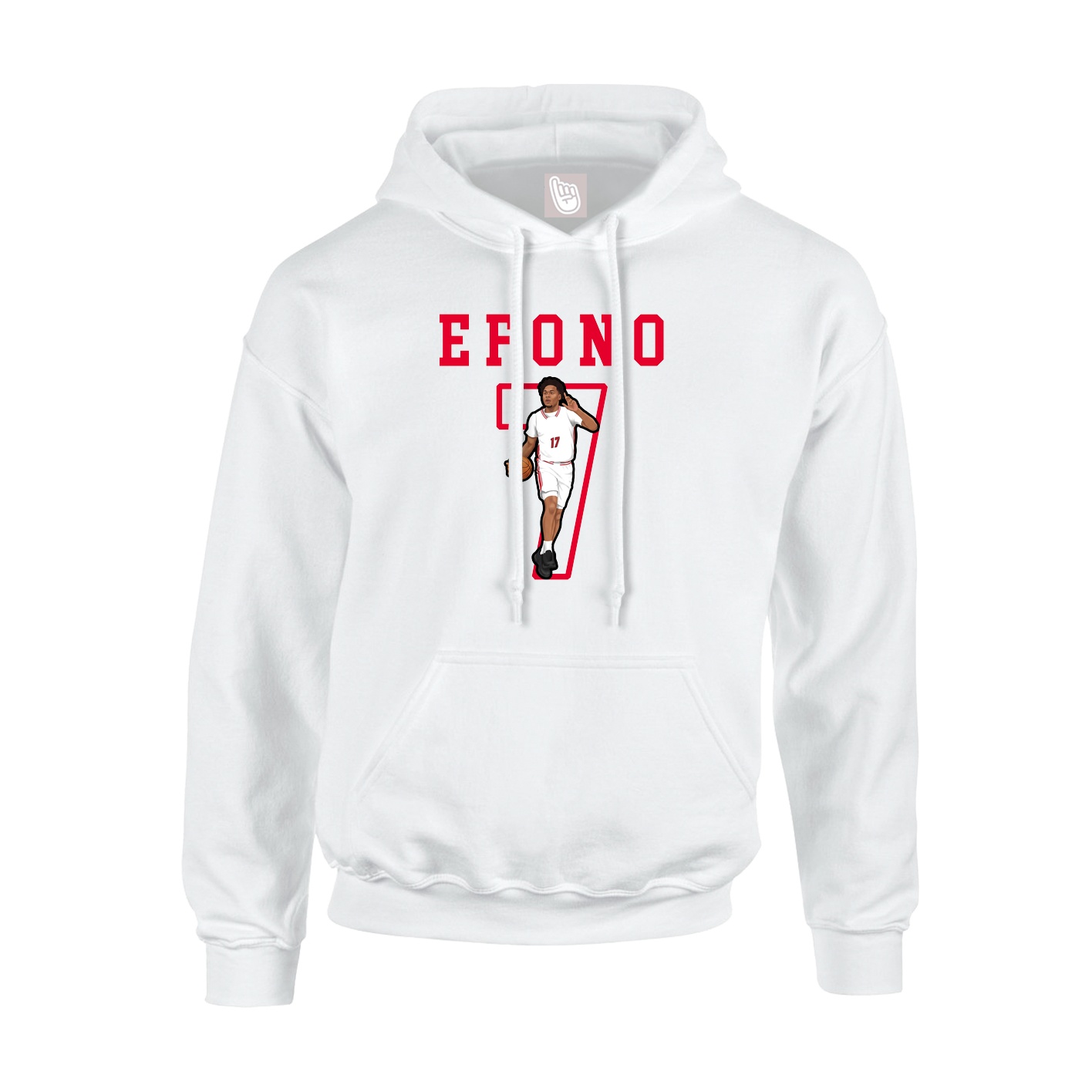 Hoodie — Shirsey in White