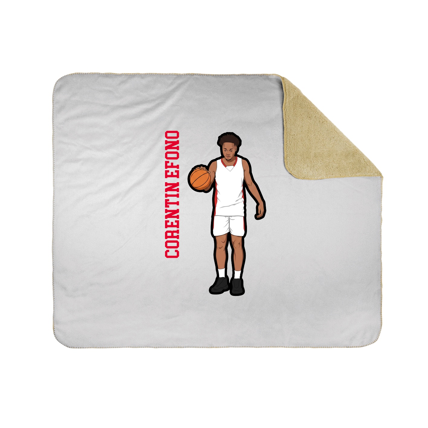 50x60 Sherpa Lined Throw Blanket
