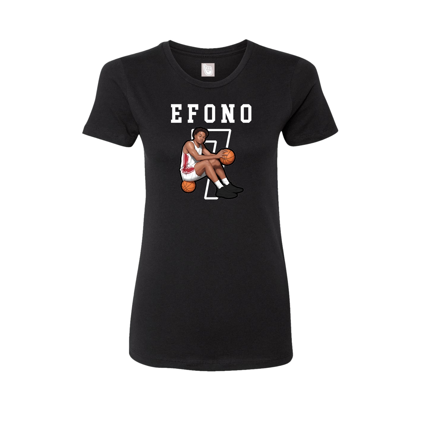 Fitted Women's Tee — Shirsey in Black