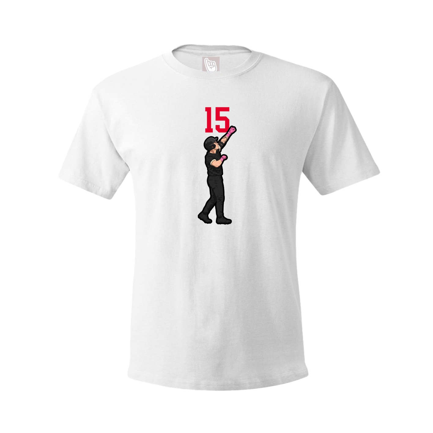Tee — Number Top in White