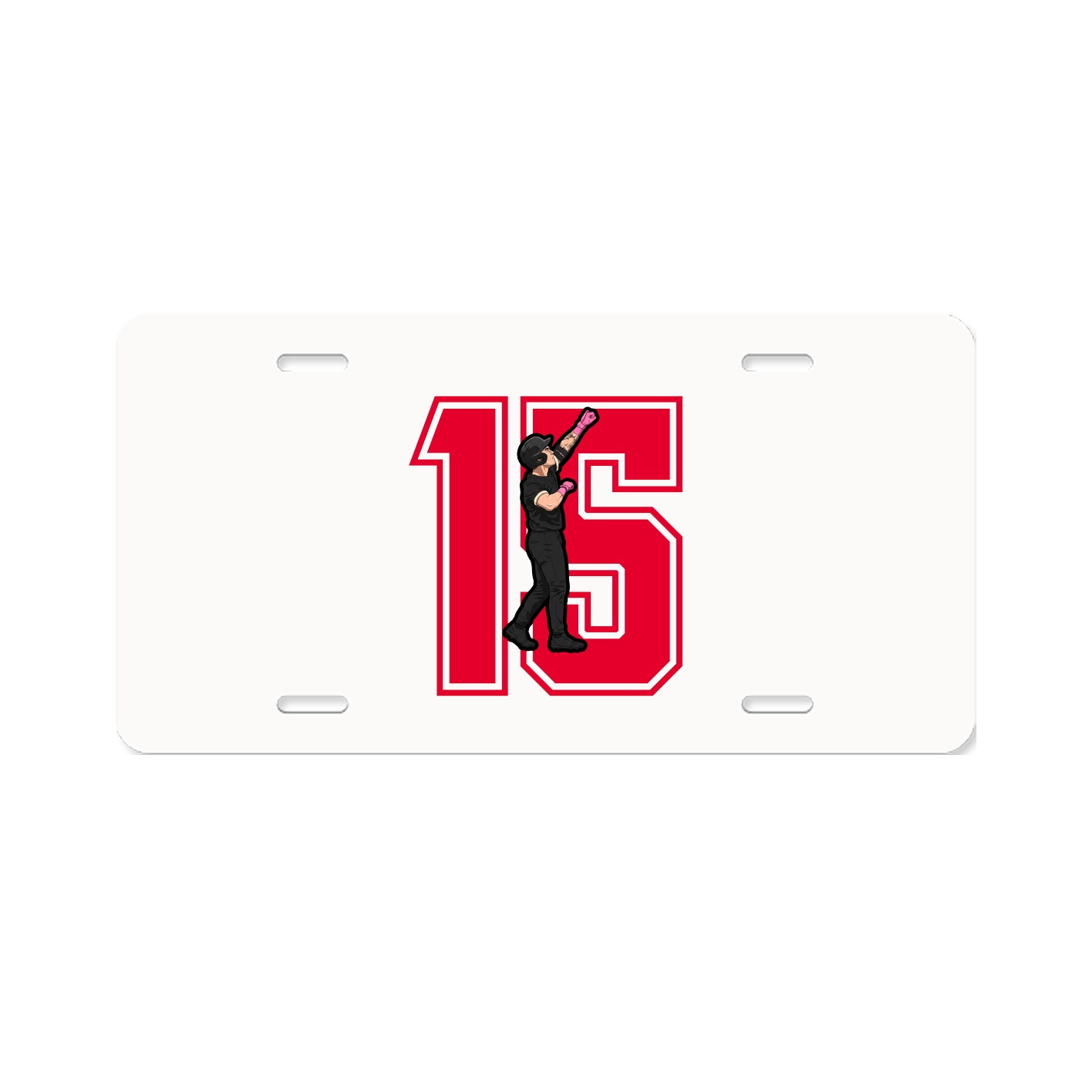 License Plate — Number in Classic