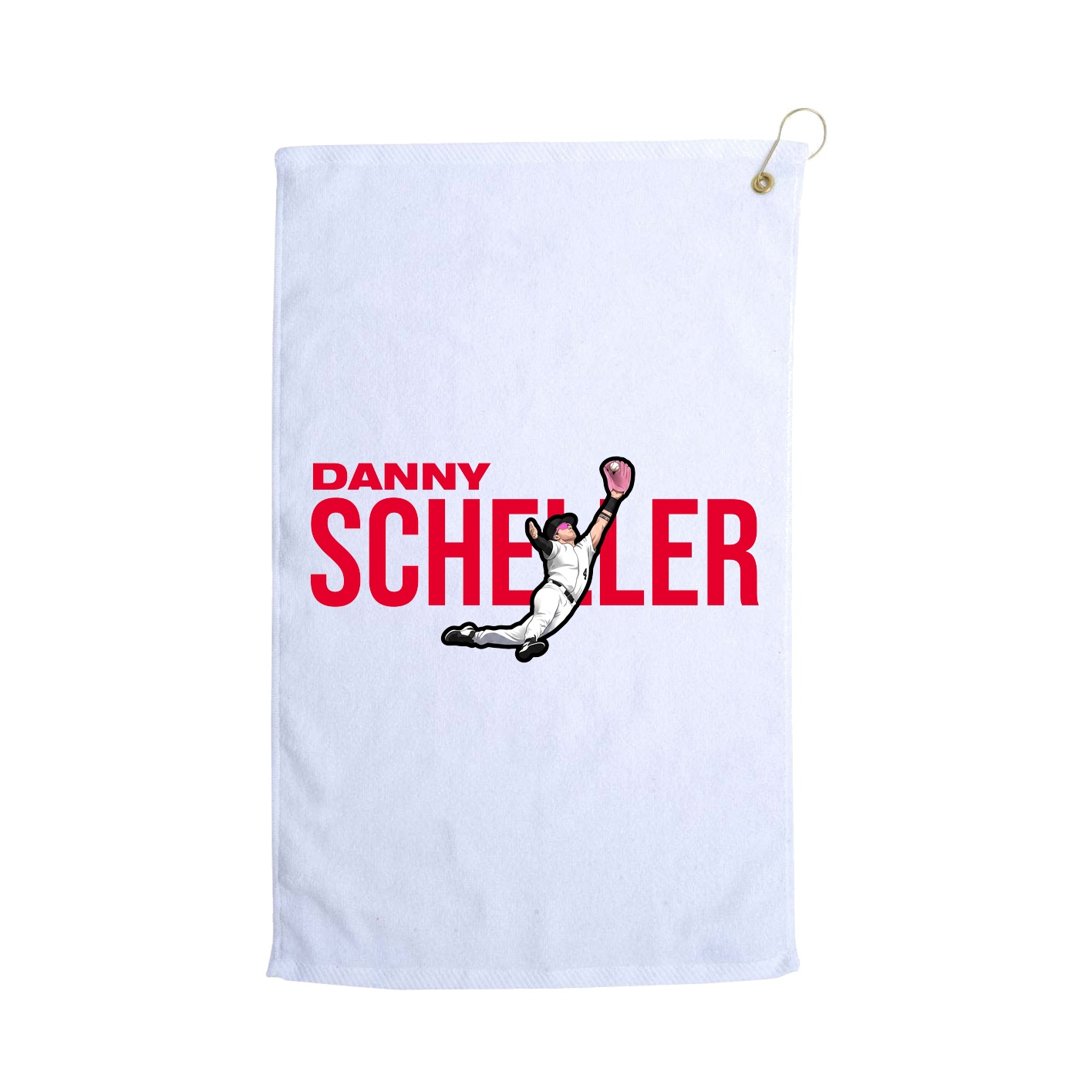 Golf Towel — Player Name in White