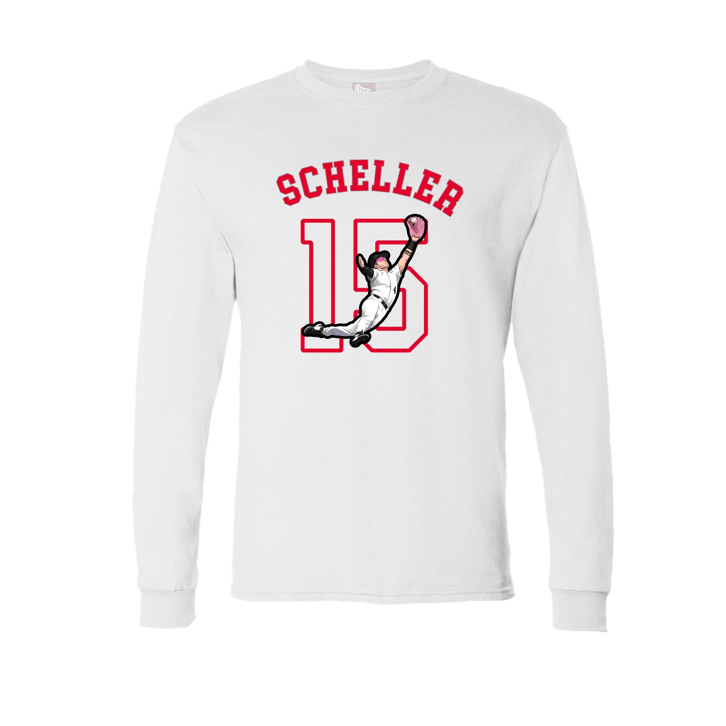 Long Sleeve Tee — Shirsey Arch in White