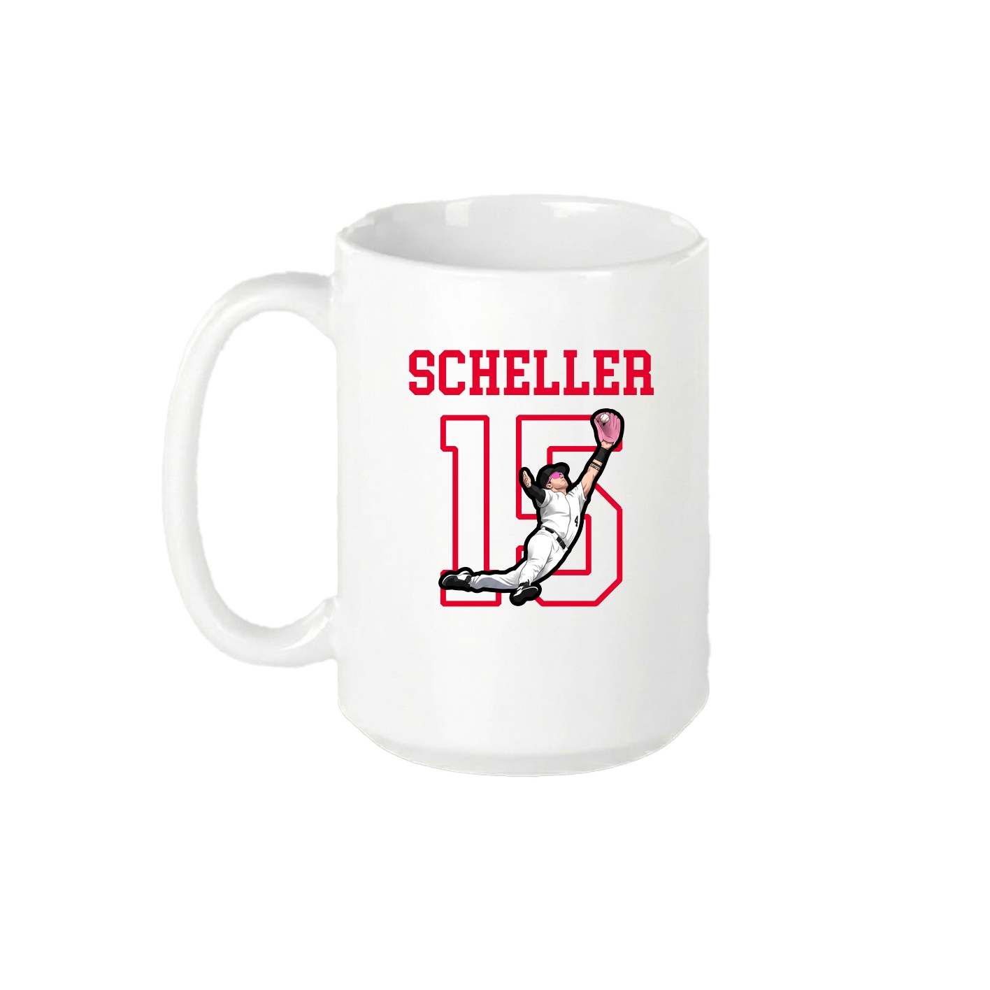 15oz Coffee Mug — Shirsey in White