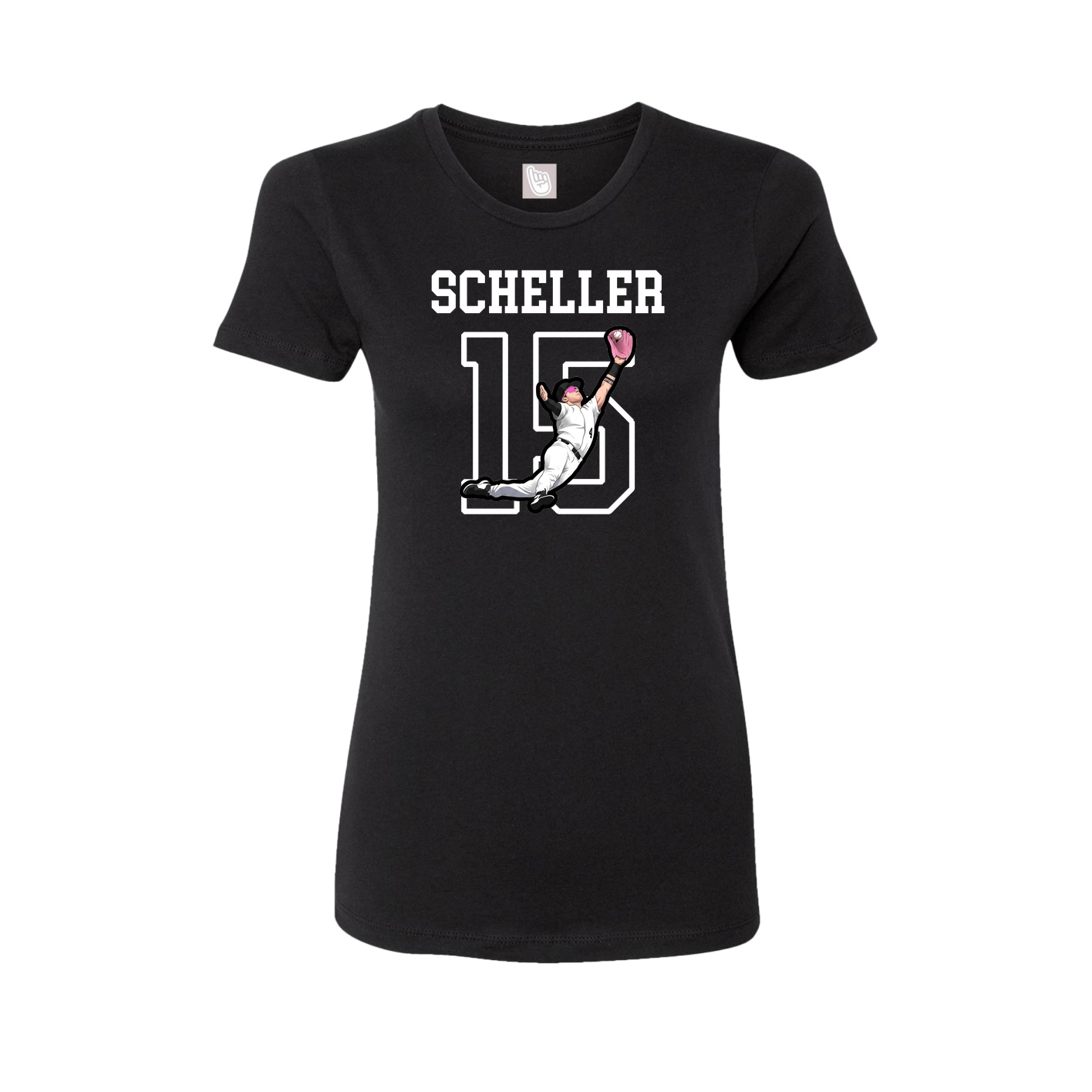 Fitted Women's Tee — Shirsey in Black