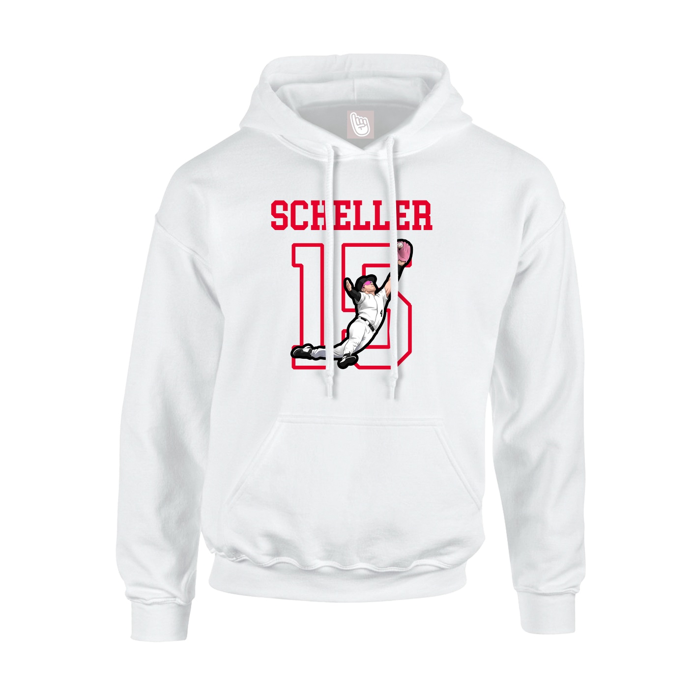 Hoodie — Shirsey in White