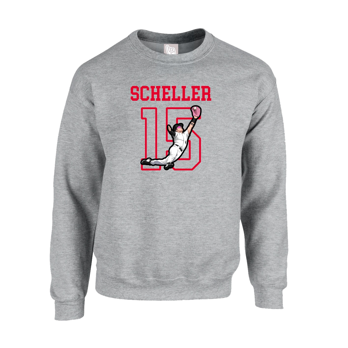 Fleece Crew — Shirsey in Grey