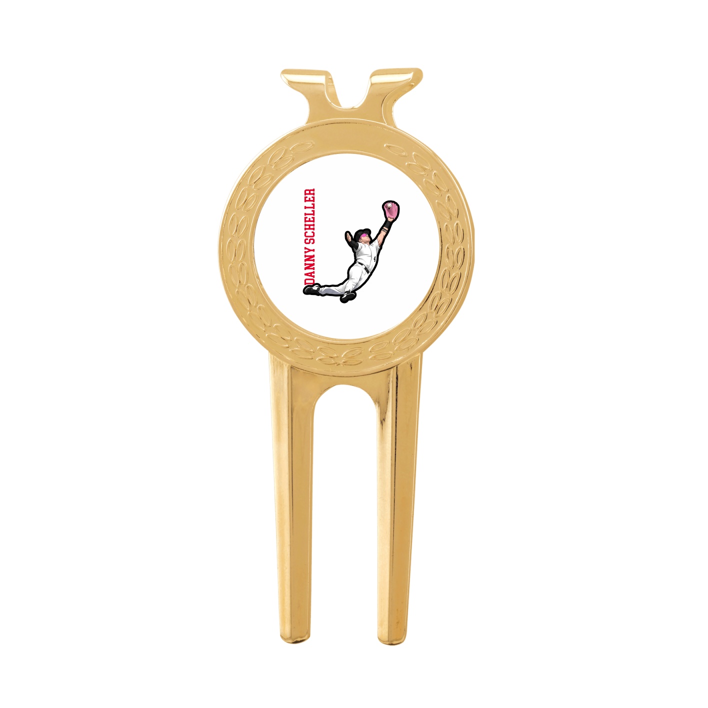 Divot Tool with Ball Marker — Name Vertical in Classic