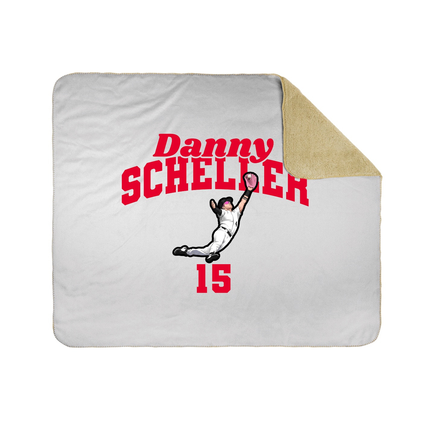 Throw Blanket — Signature Arch in White