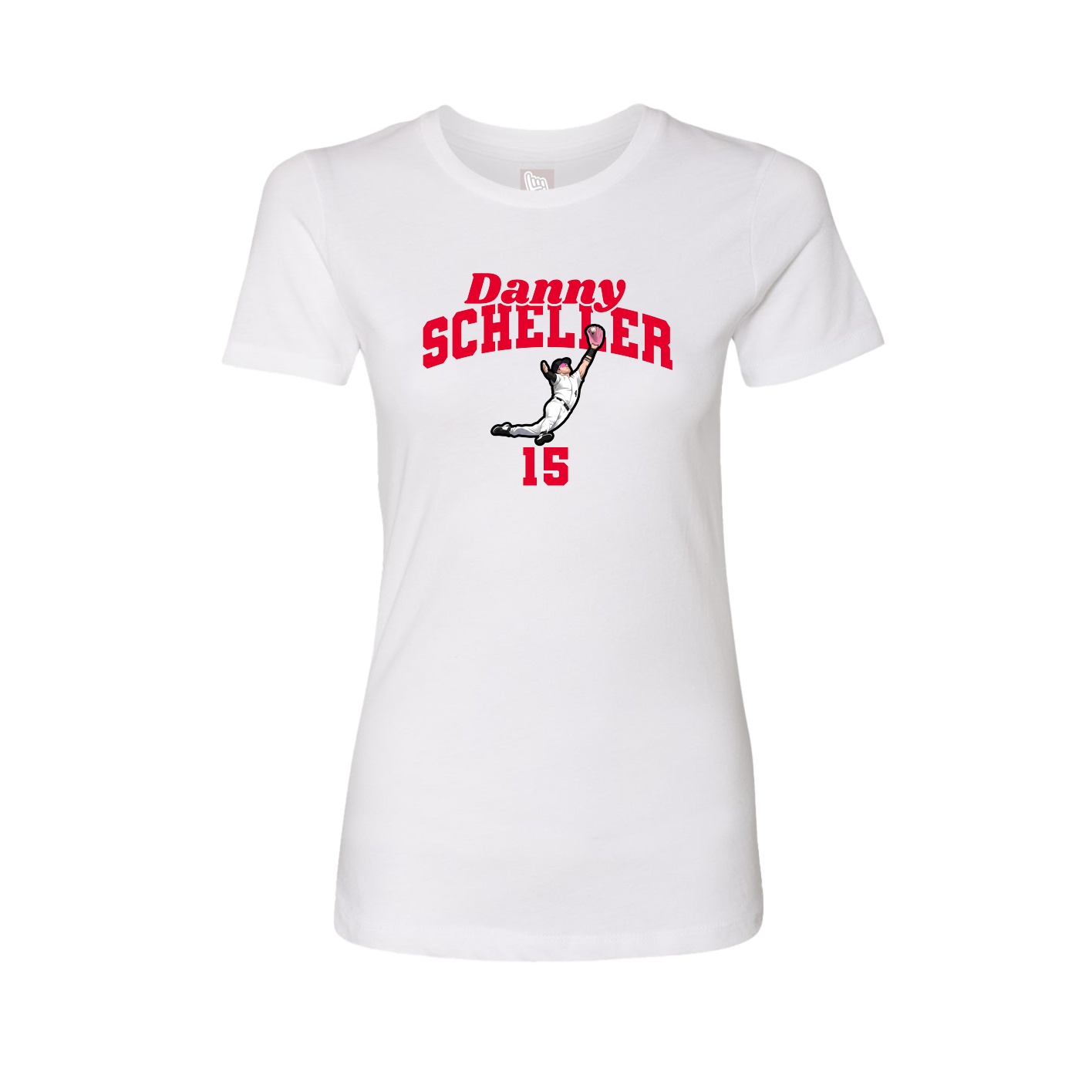 Womens Tee — Signature Arch in White