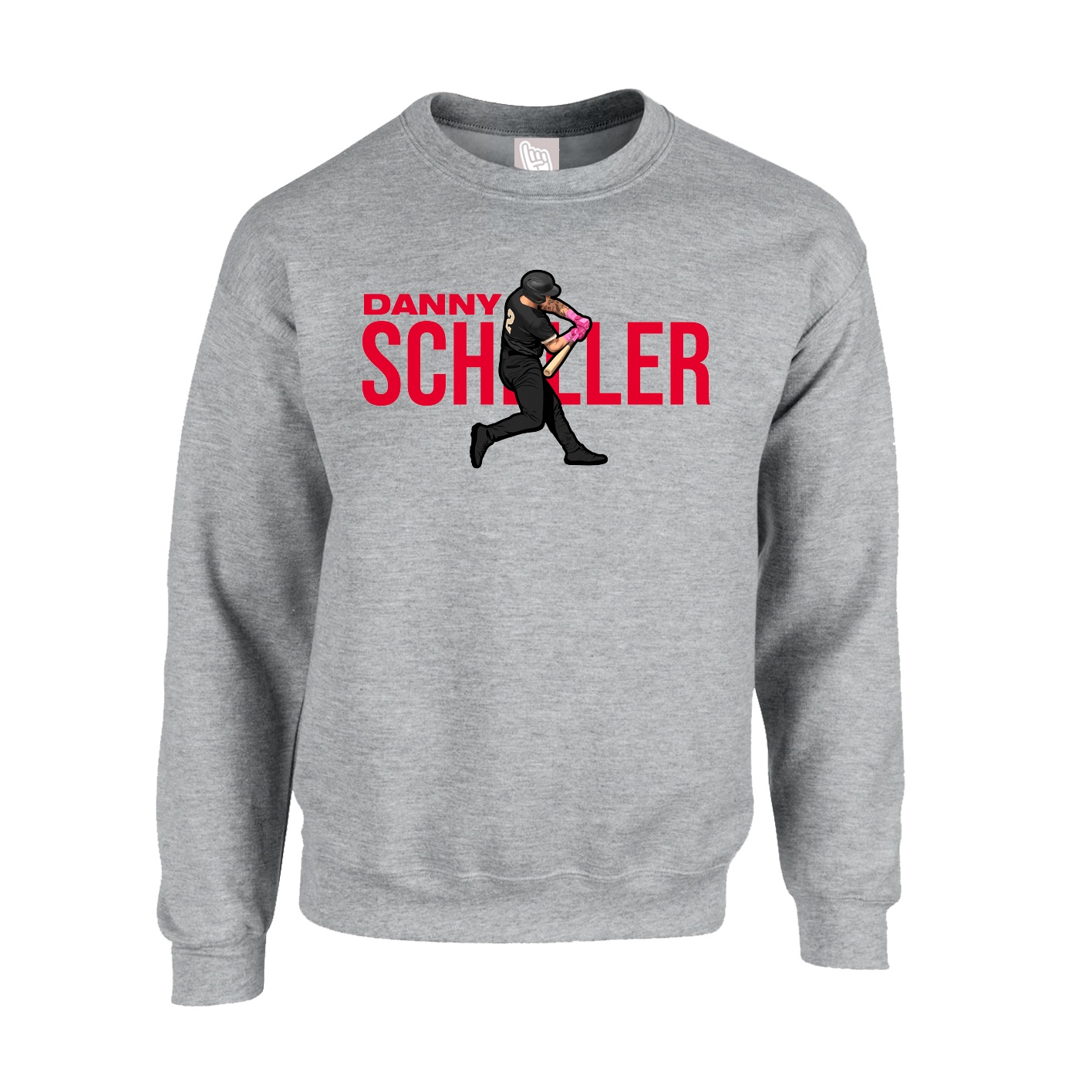 Fleece Crew — Player Name in Grey