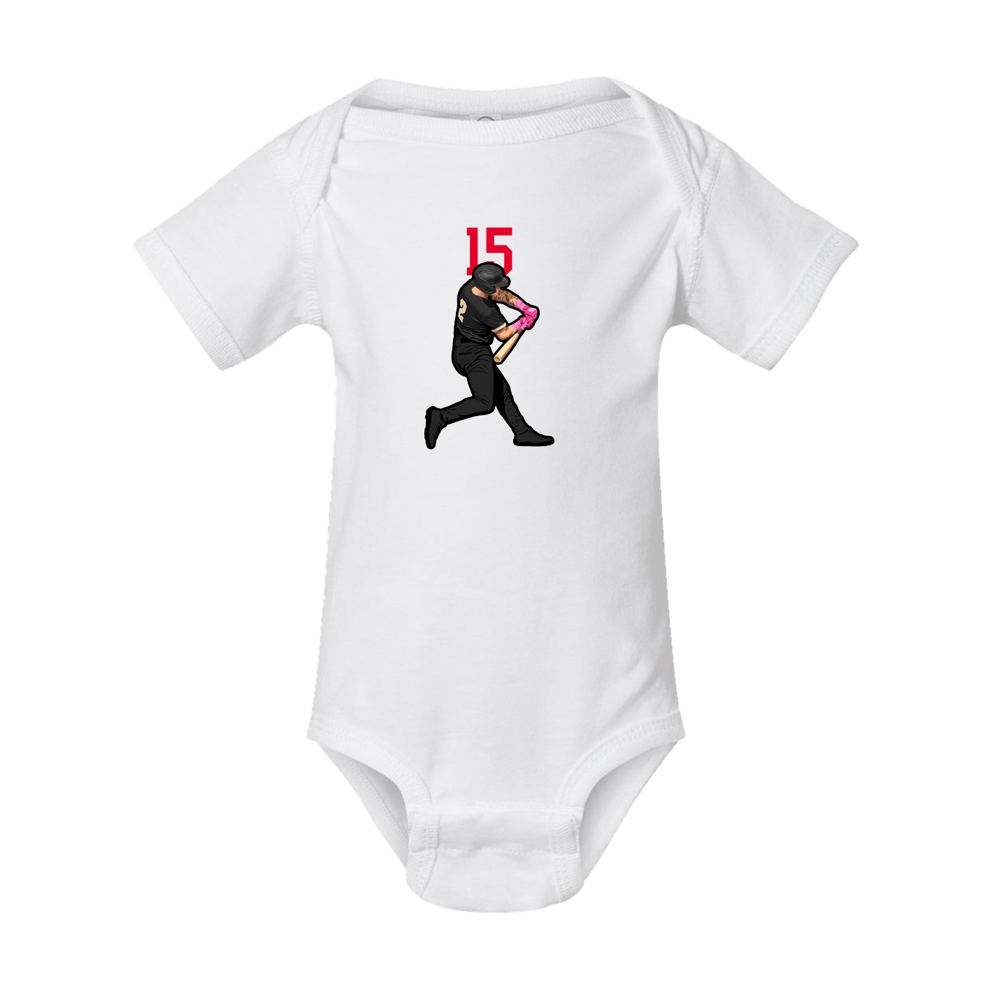 Baby Onesie — Number Top in White