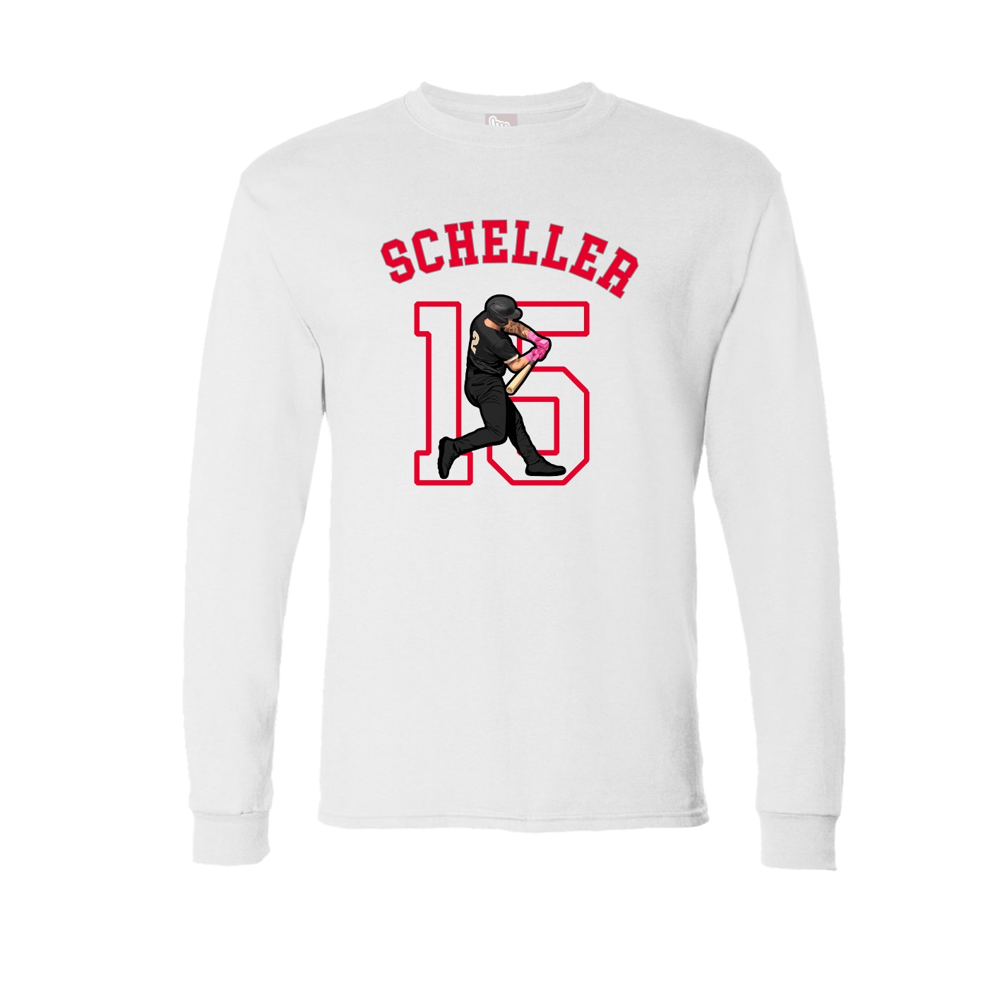 Long Sleeve Tee — Shirsey Arch in White