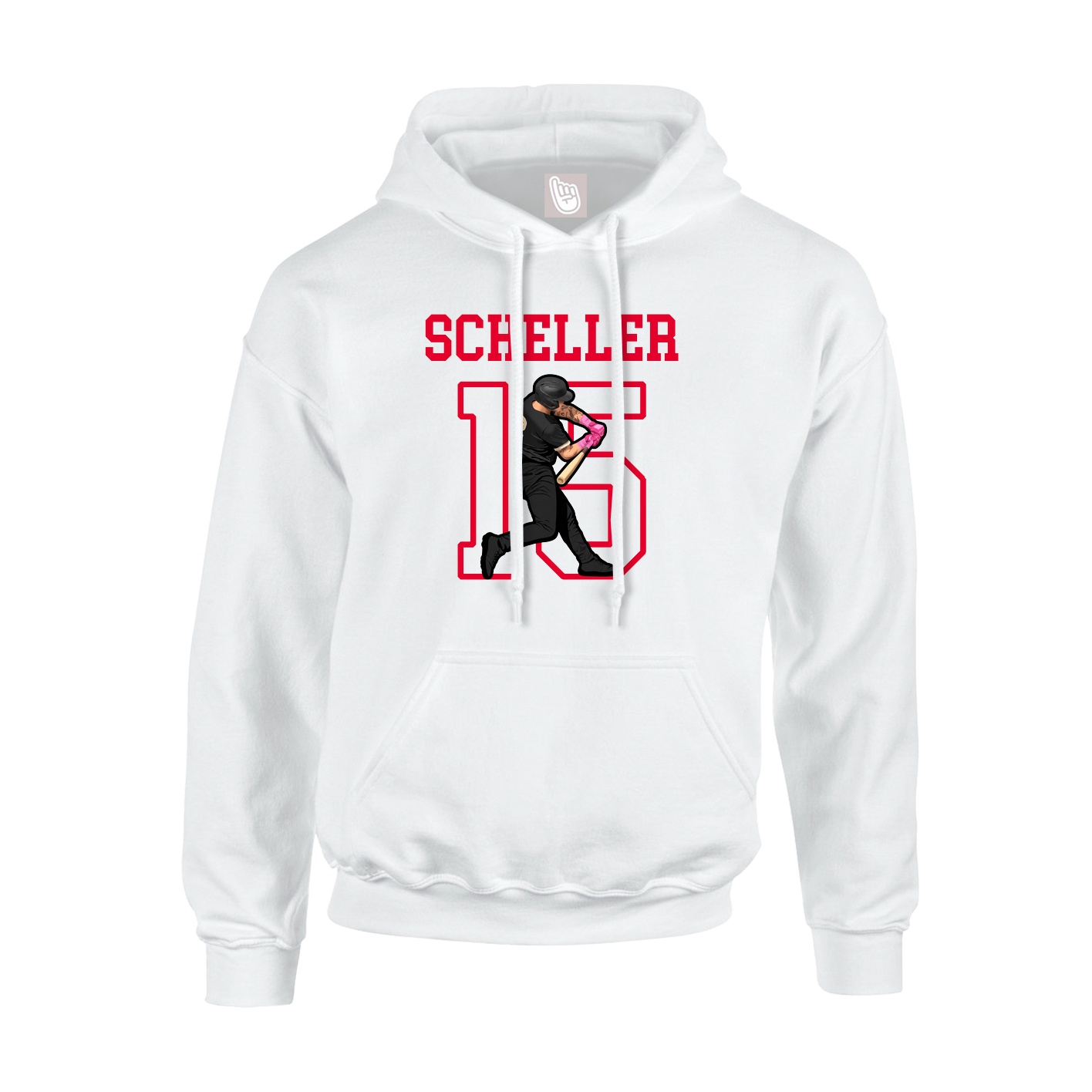 Hoodie — Shirsey in White