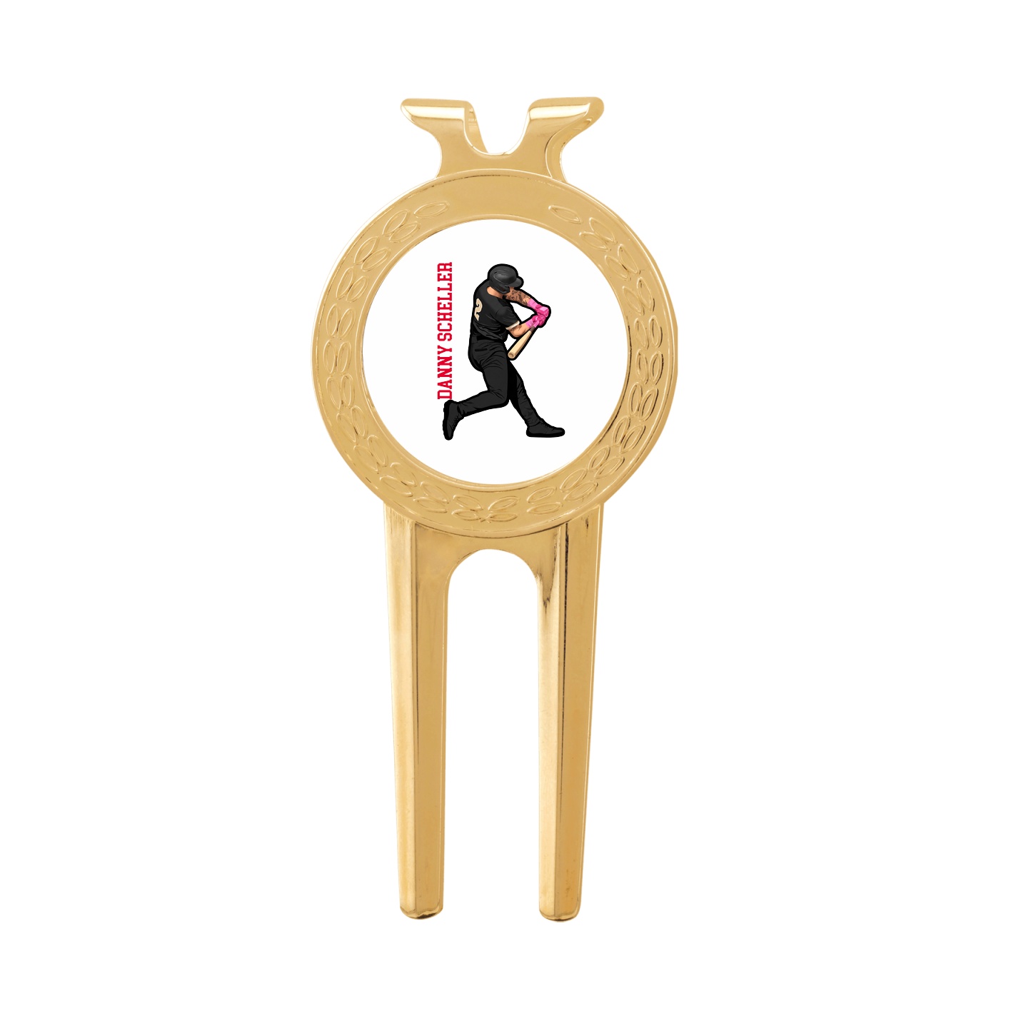 Divot Tool with Ball Marker — Name Vertical in Classic